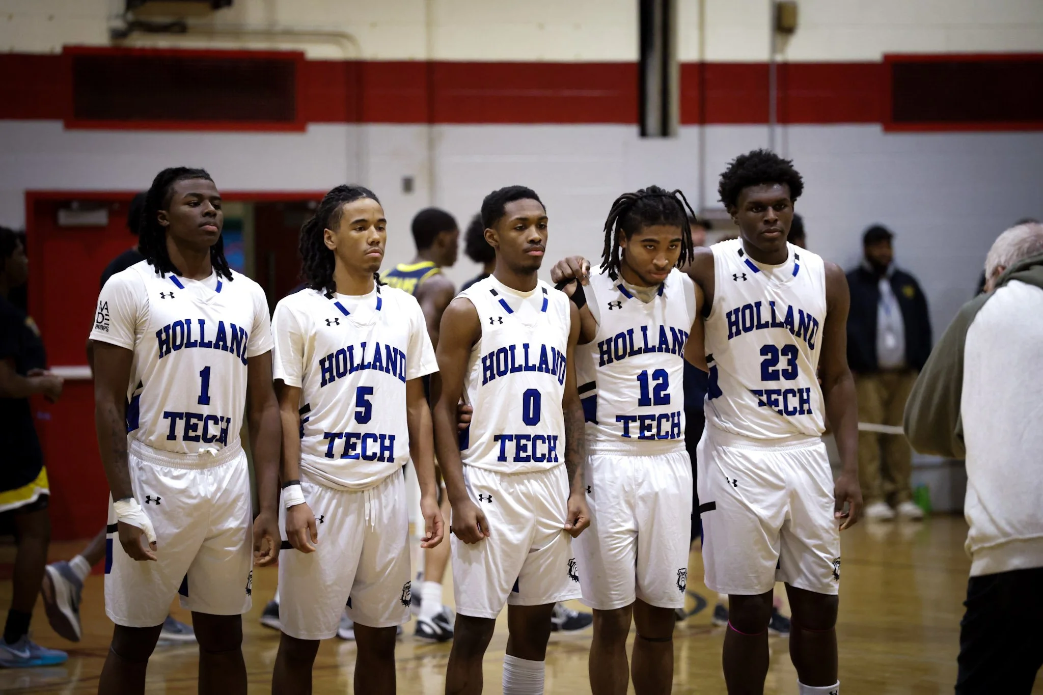 Holland Tech Boys basketball seniors