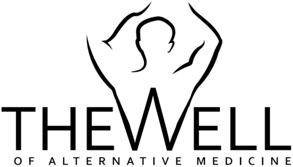 Logo of The Well of Alternative Medicine in Parkdale Toronto, with stylized human in motion.