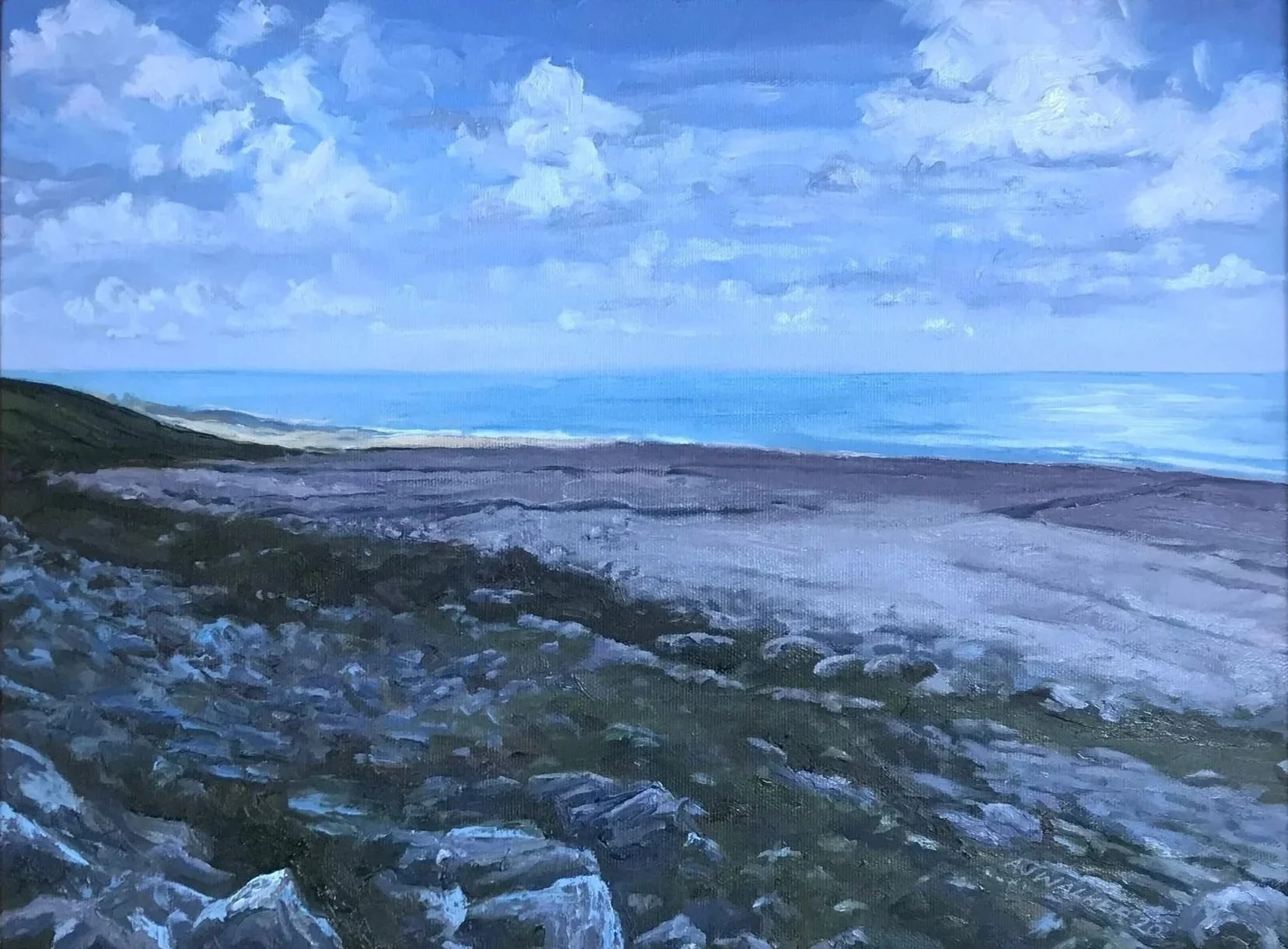 The Burren, County Clare, Ireland oil on canvas