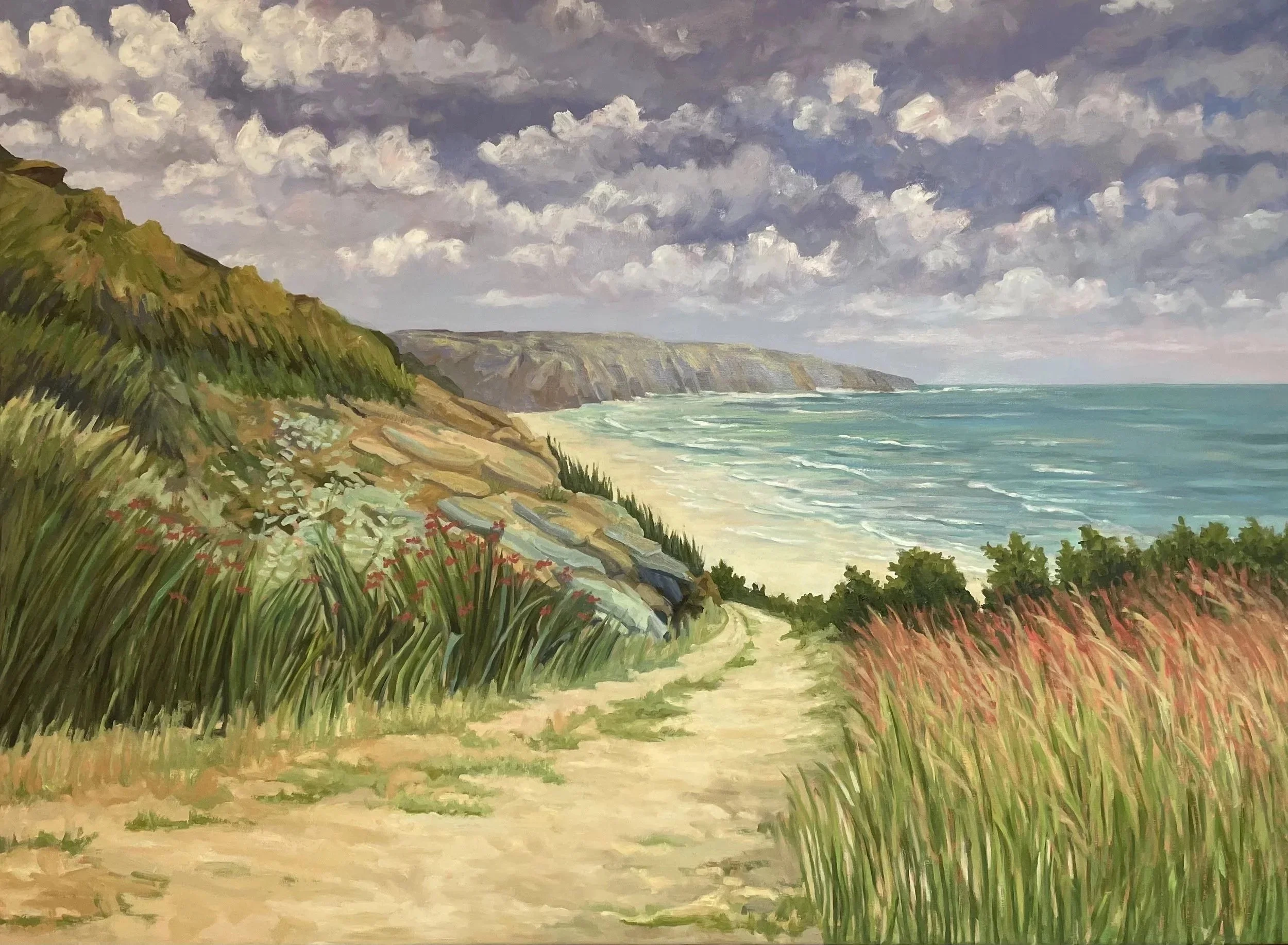 Ronald Commission: Imaginary Seascape oil on canvas
