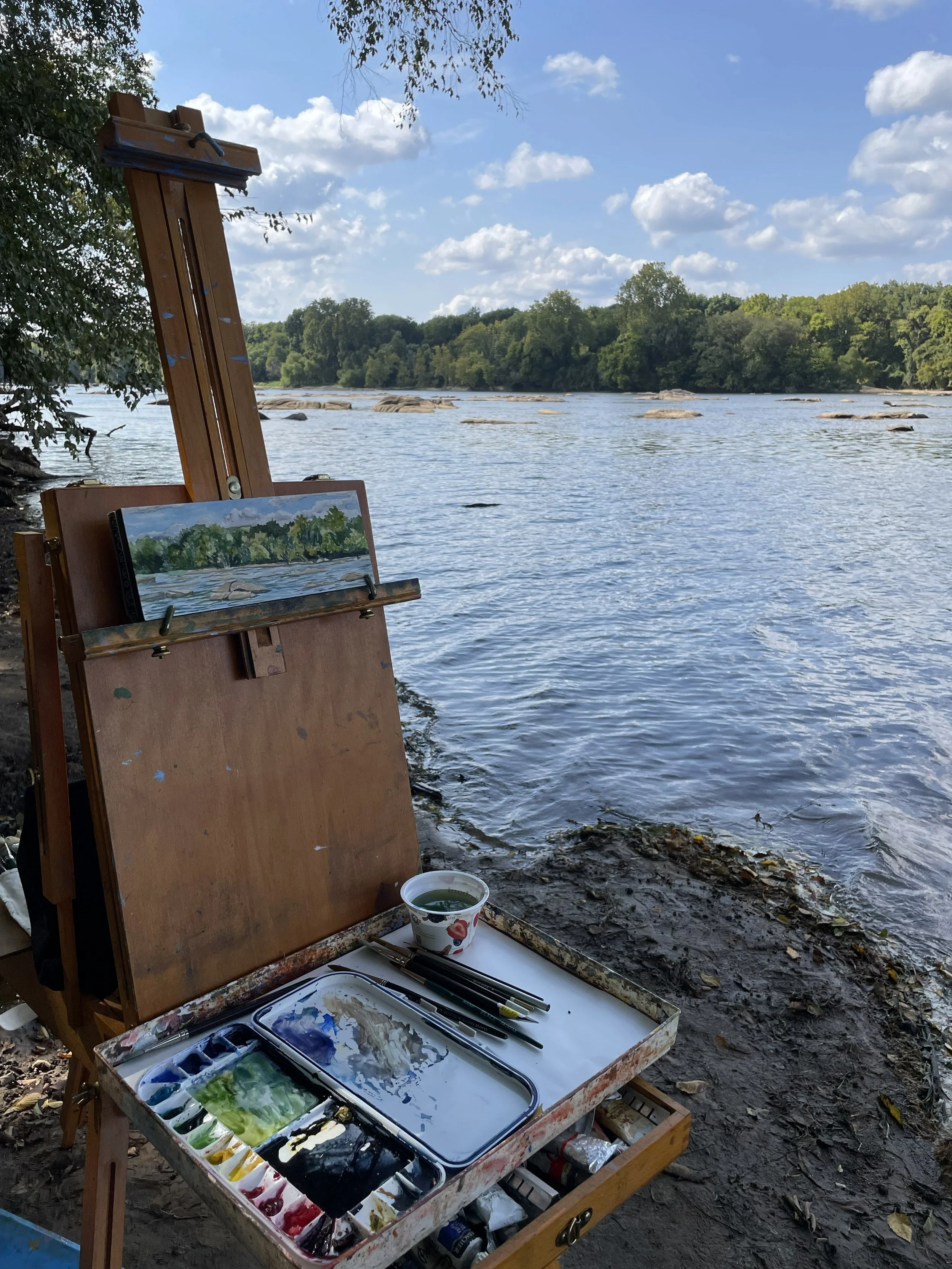 Huguenot Flatwater Watercolor on location.jpg