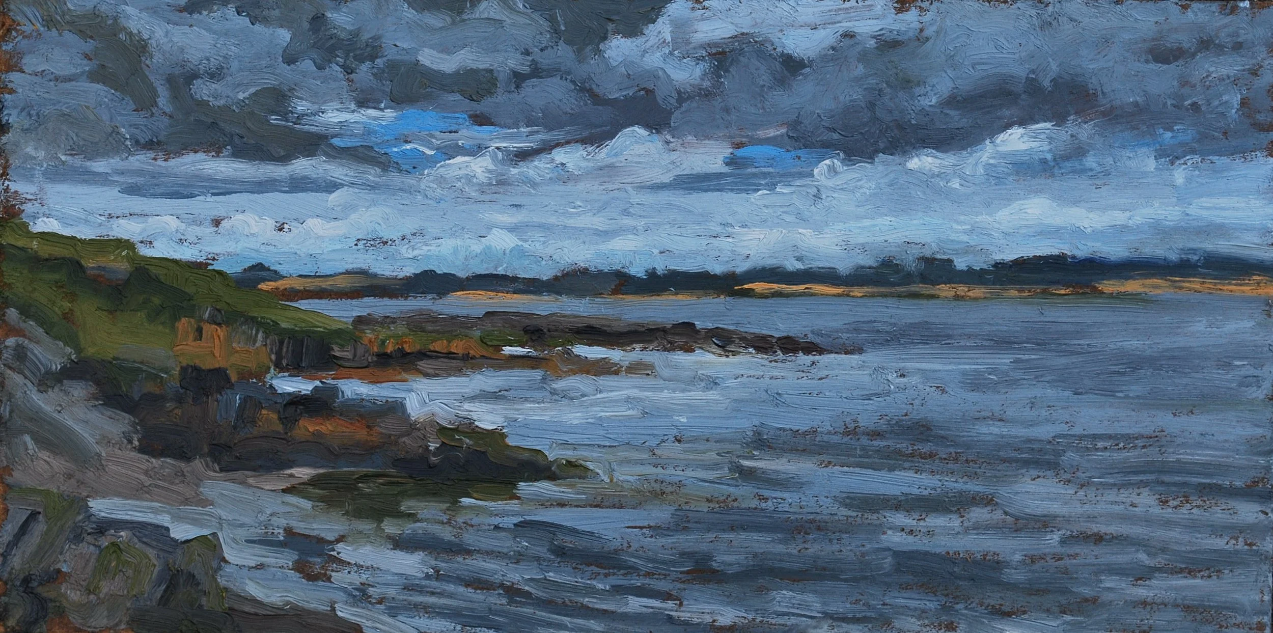 Clogher Head oil on panel