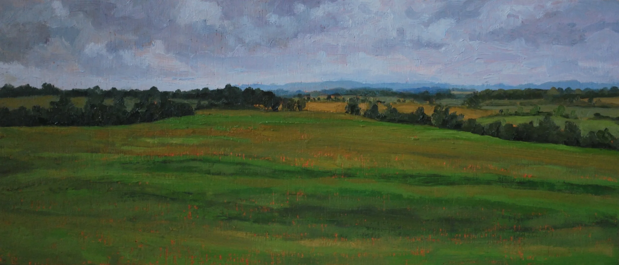 Hill of Tara 360 I oil on panel