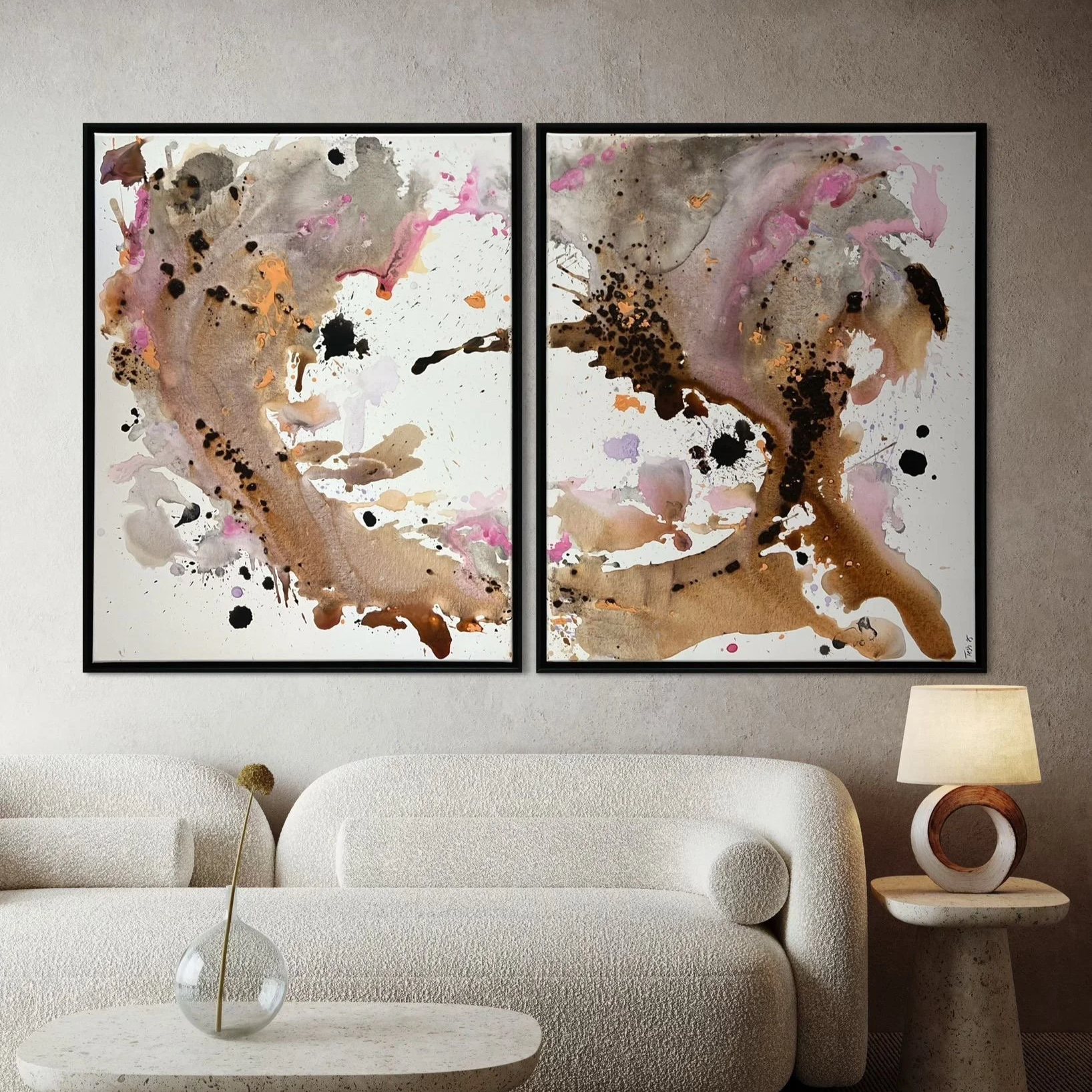 2er Serie je 80 x 100 cm (SOLD)