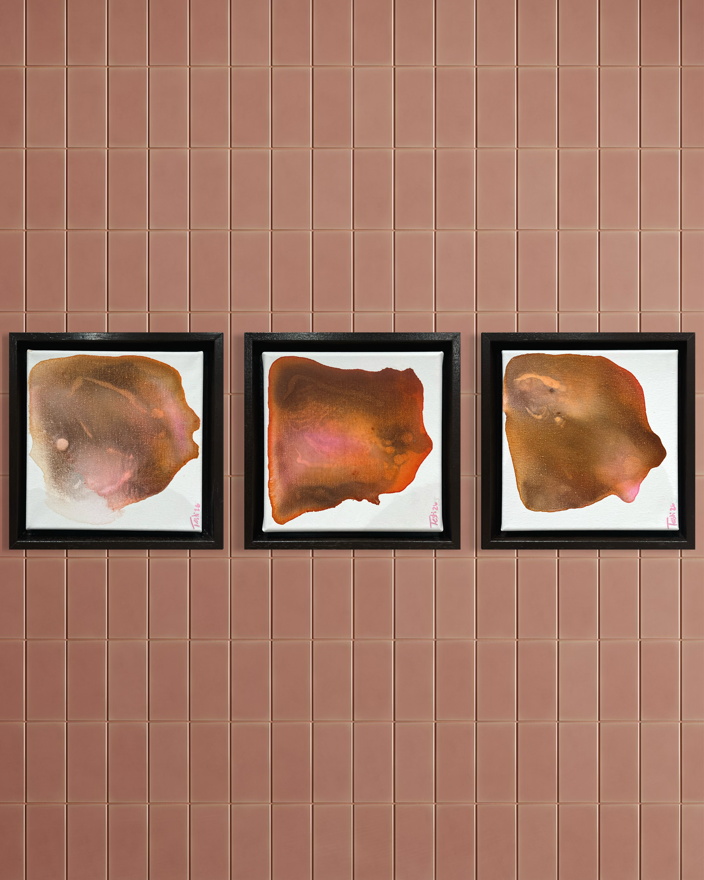 3er Serie je 20 x 20 cm