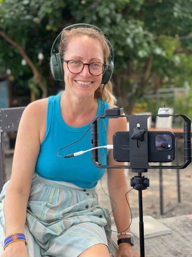 Portrait of the Artist. 
Photo credit to Megi (Albania)
Pemuteran, Bali
