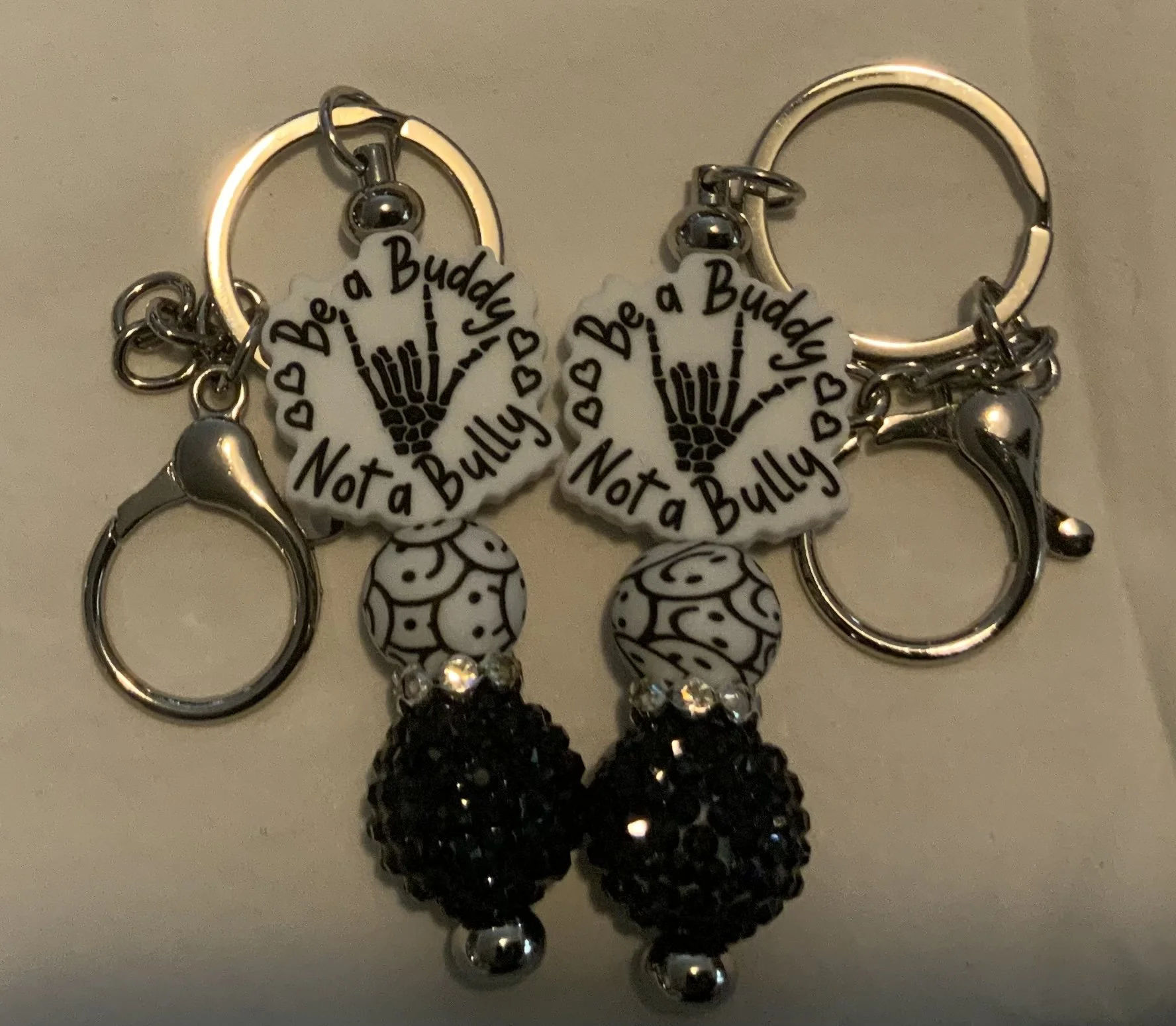 Be a Buddy not a Bully keychain