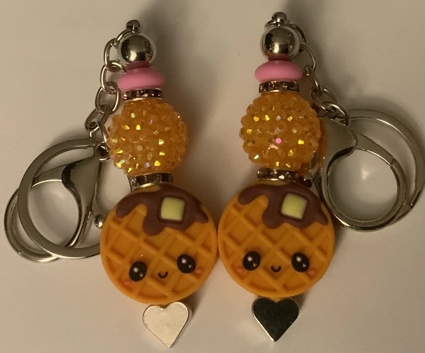 Waffle Keychain
