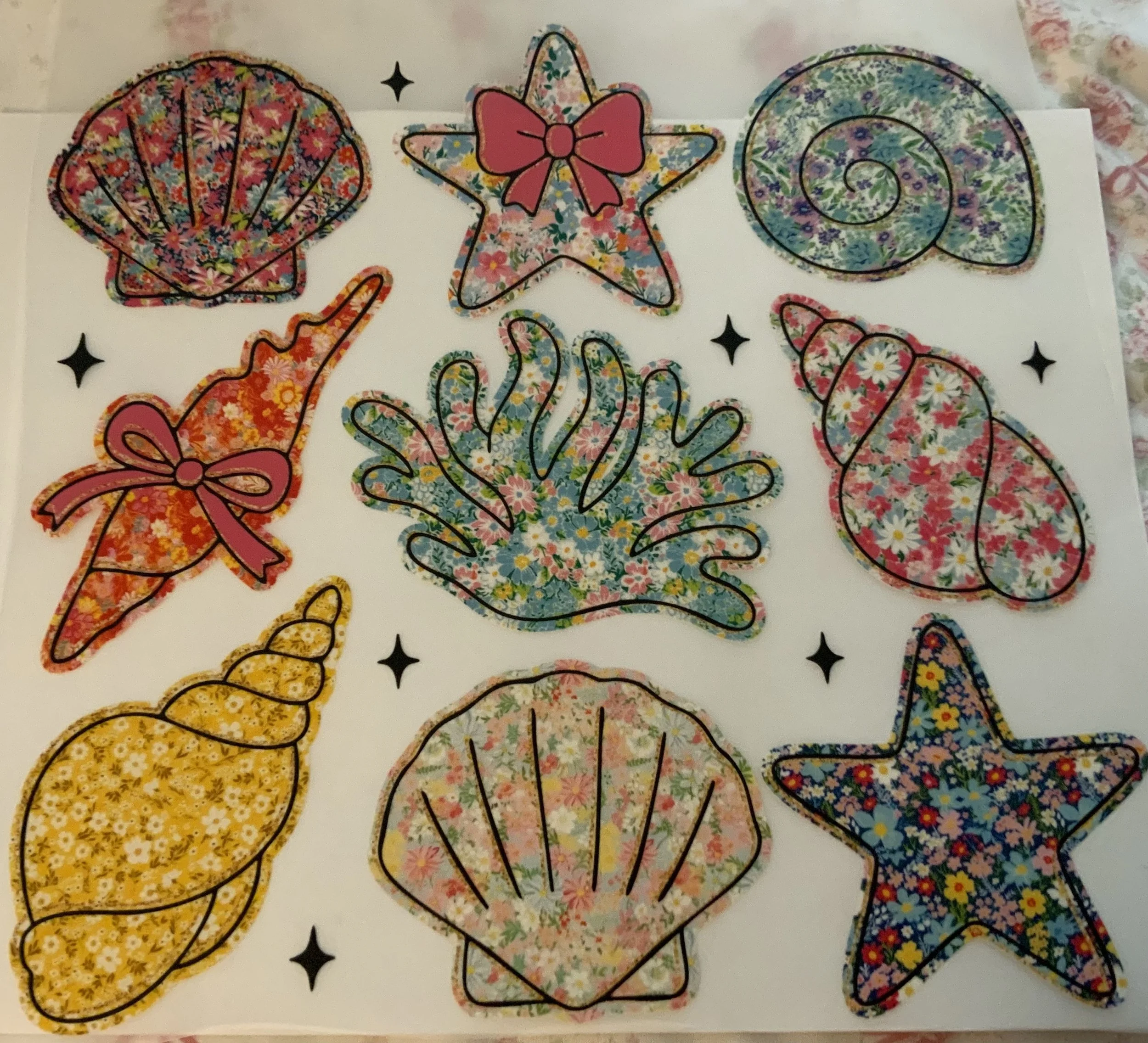 Shells,Shells, Shells shirt transfer