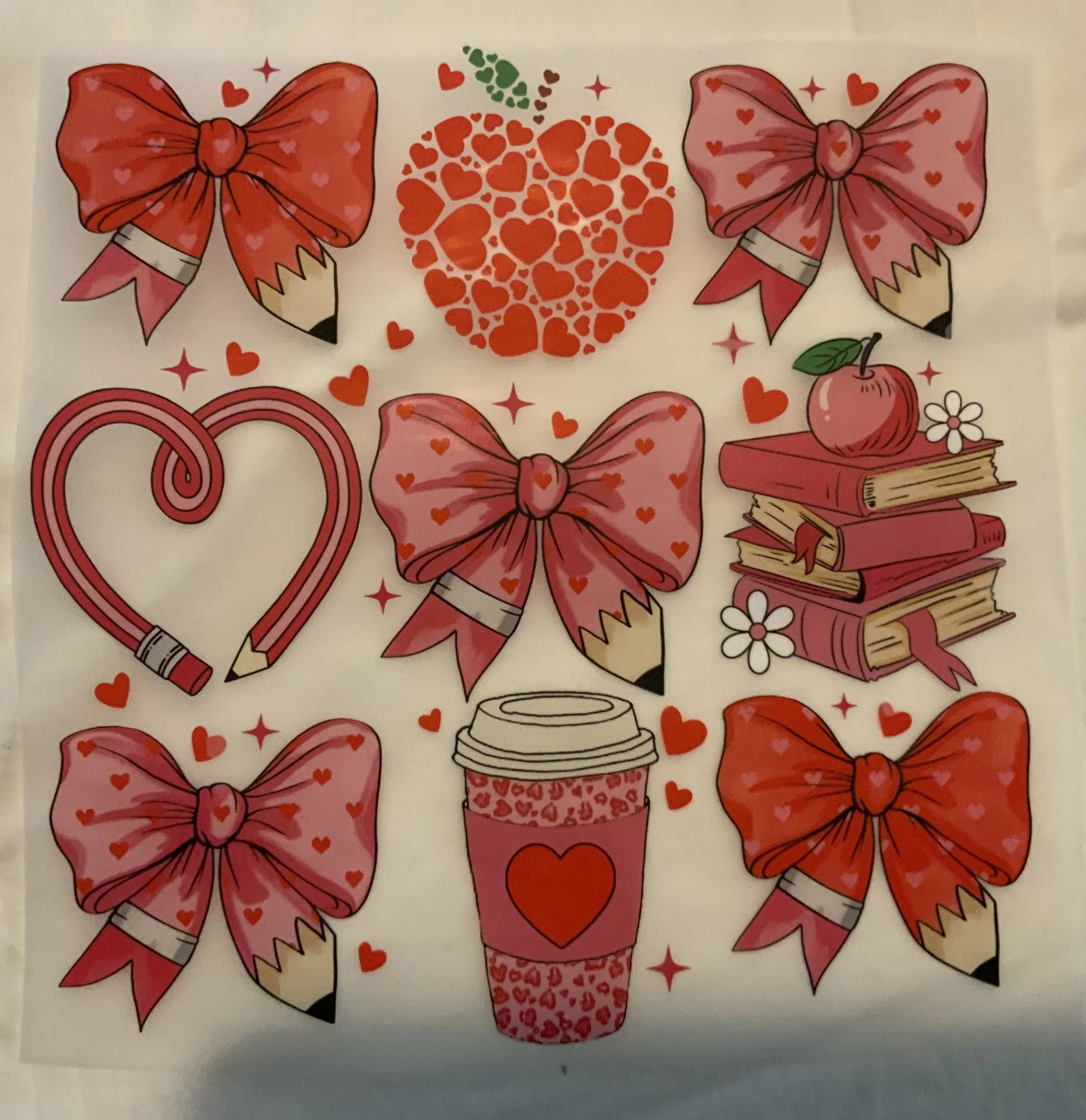 Books and Bows Shirt Print