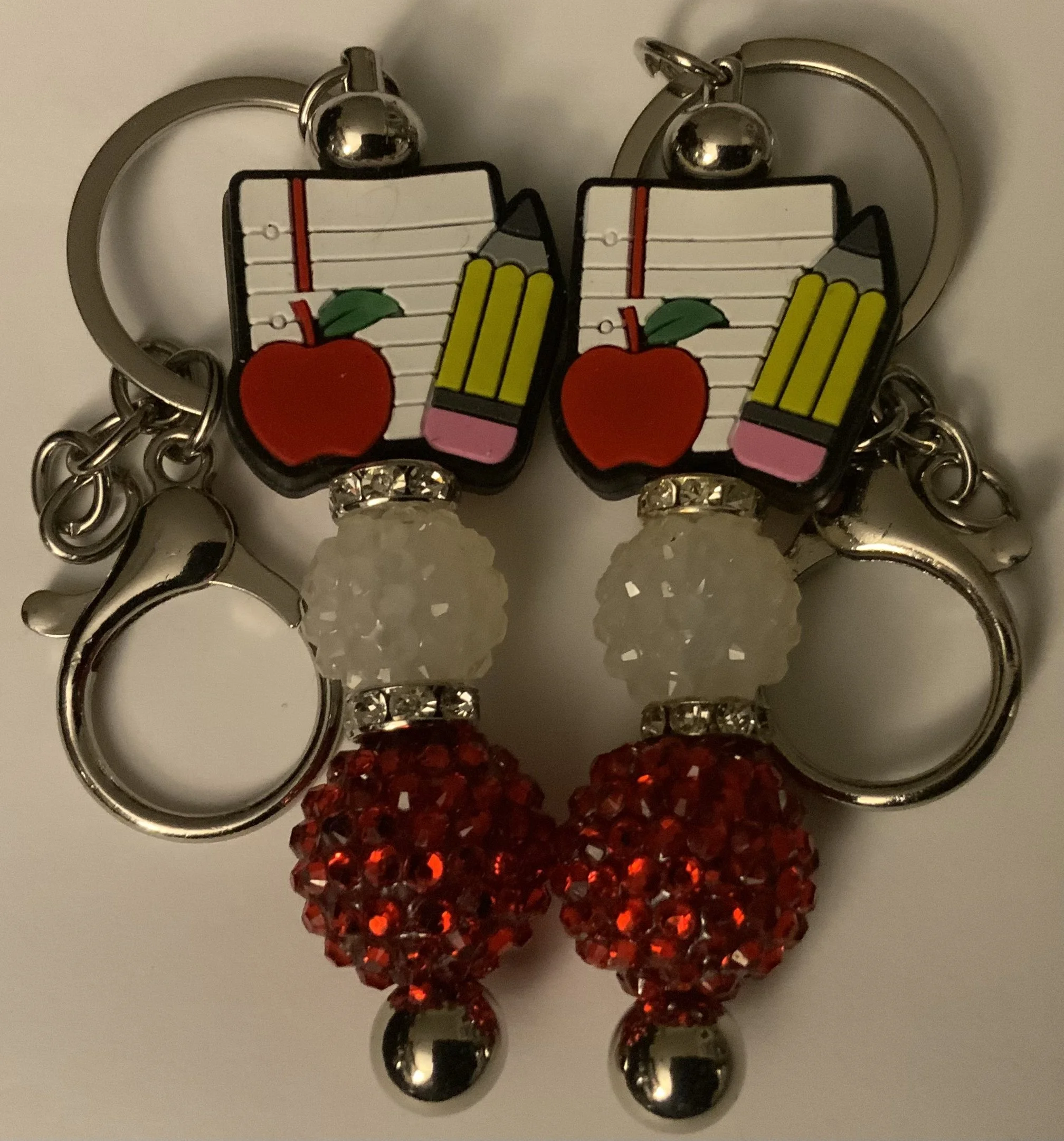 Pencil and Paper Keychain