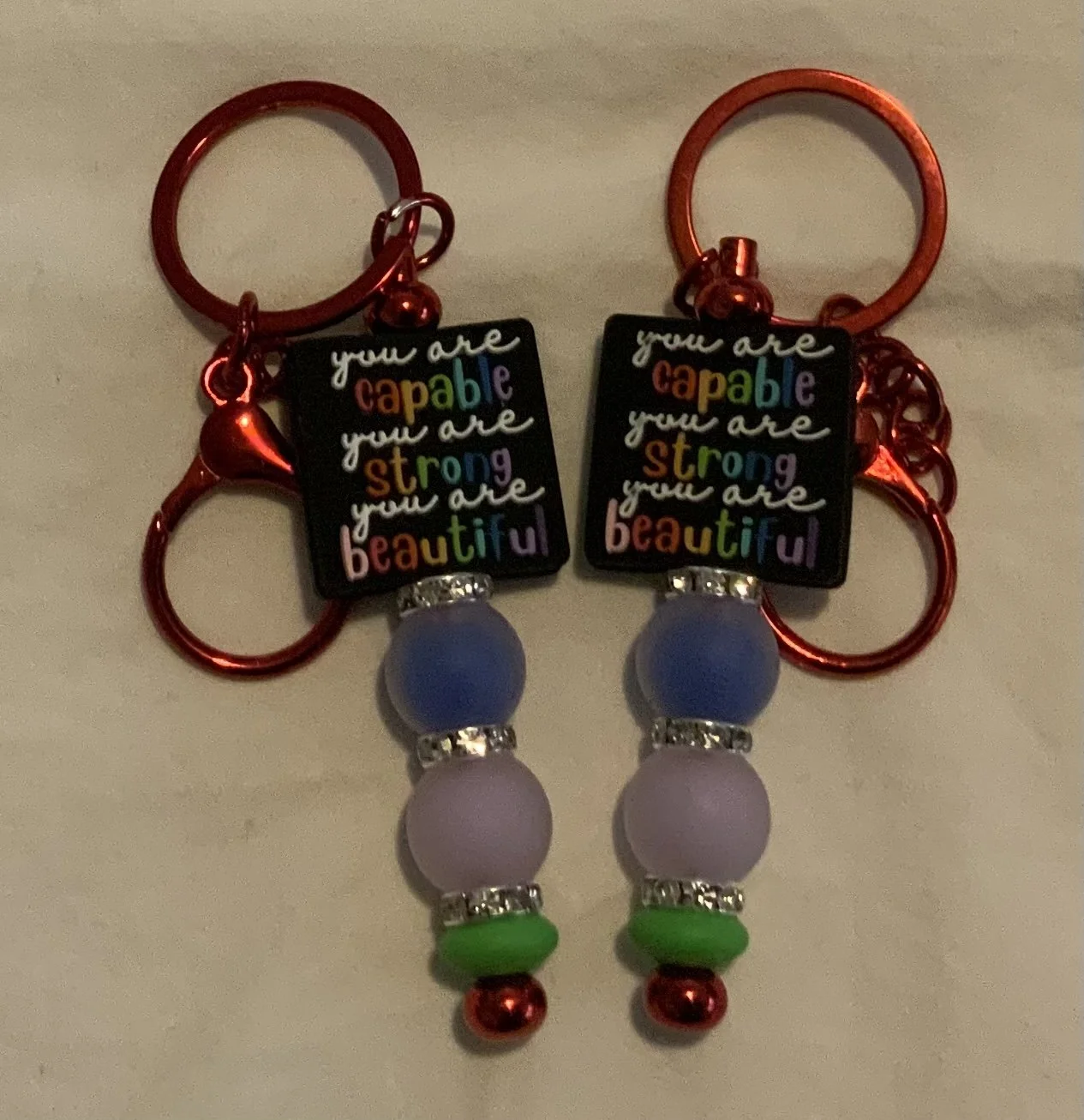 you are Capable.... keychain