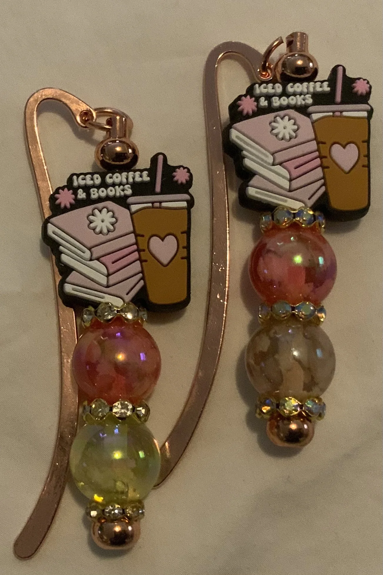 Iced Coffee & Books bookmark