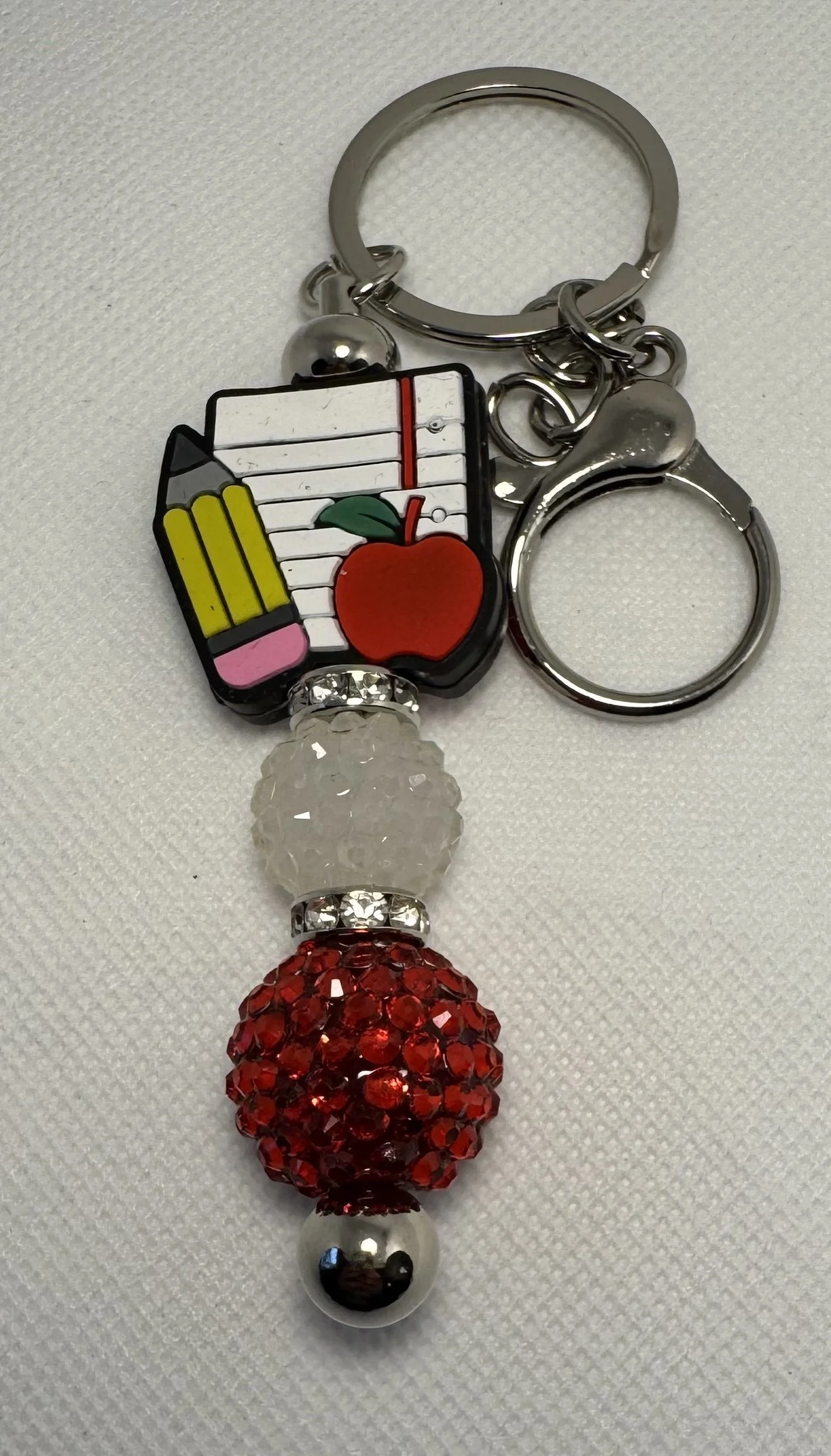Pencil and Paper Keychain