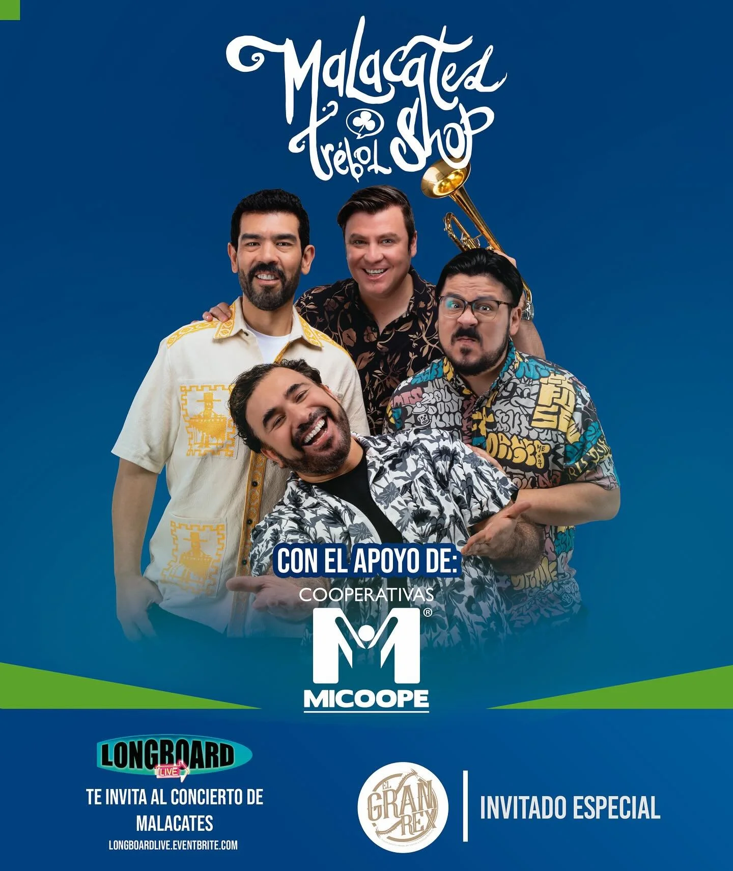 Malacates Trebol Shop en PACIFICA CA.  Si estas en el &aacute;rea de la Bahia, o vives en San Francisco, este concierto te va a gustar!! El Jueves 18 de Julio!! 

Tickets:  https://www.eventbrite.com/e/928112107297