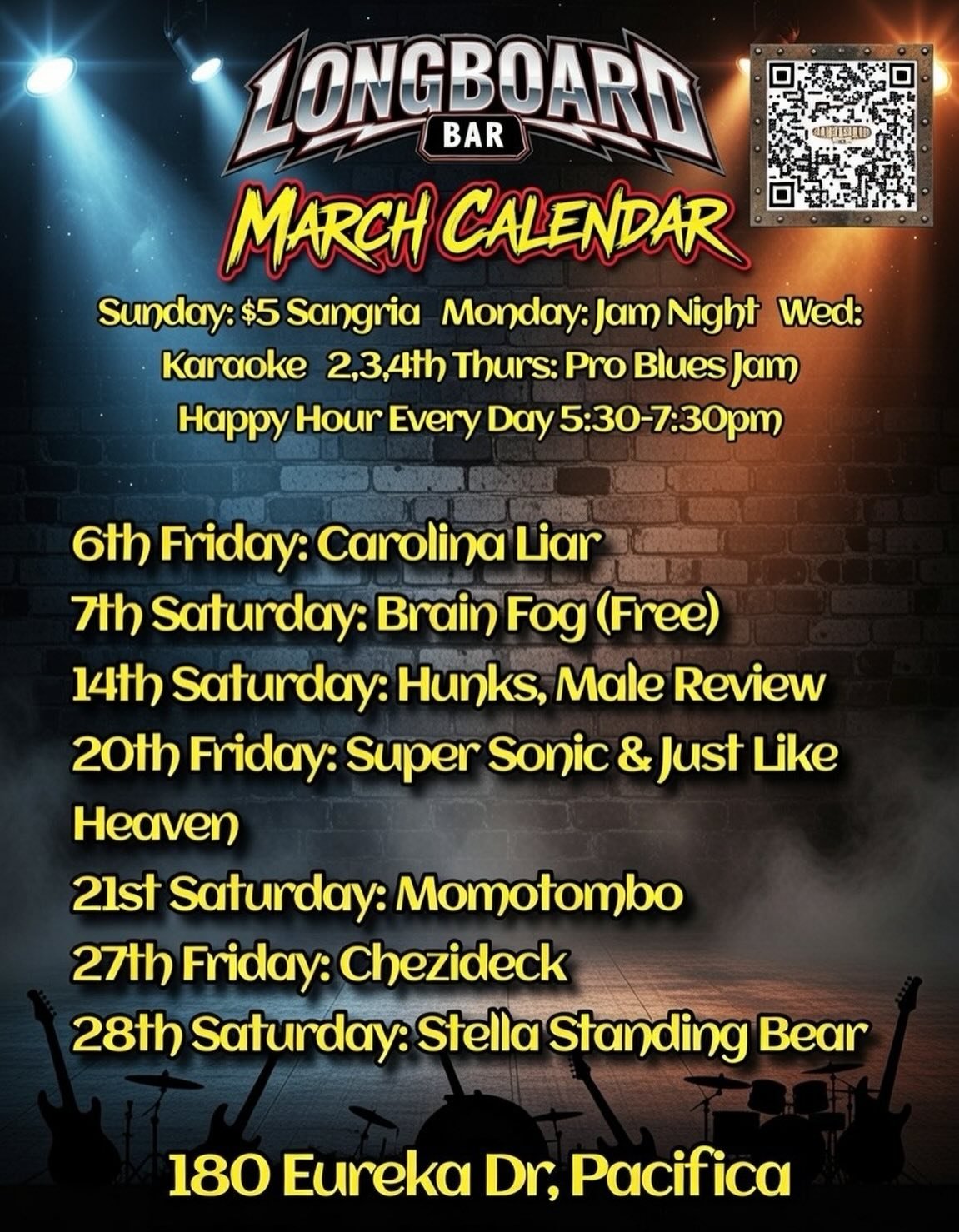 #pacifica #livemusic #longboardbarandvenue