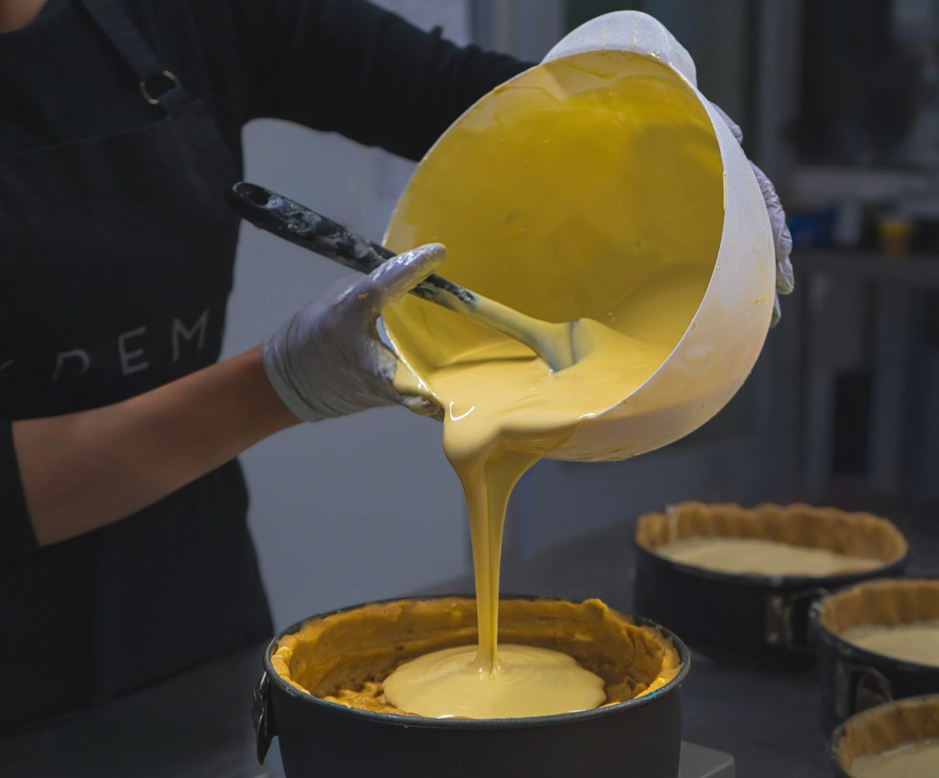 Handcrafted wholesale cakes and signature bakes created by Krema Bakehouse for cafés, restaurants and events.