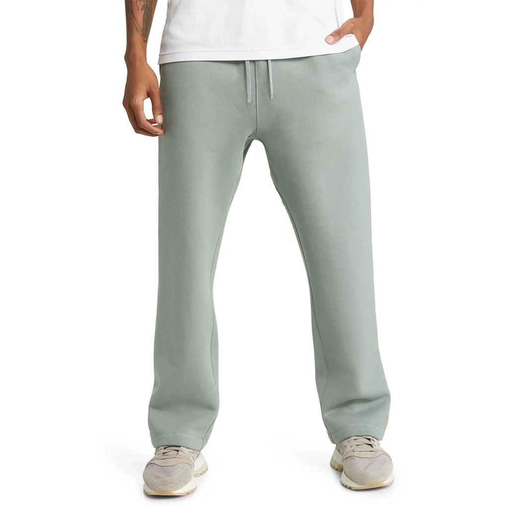 Apollo Relaxed Fit Open Hem Sweatpant — unisex midweight fleece jogger with elastic waistband, side pockets and open hem finish | Stella Luna & Co.
