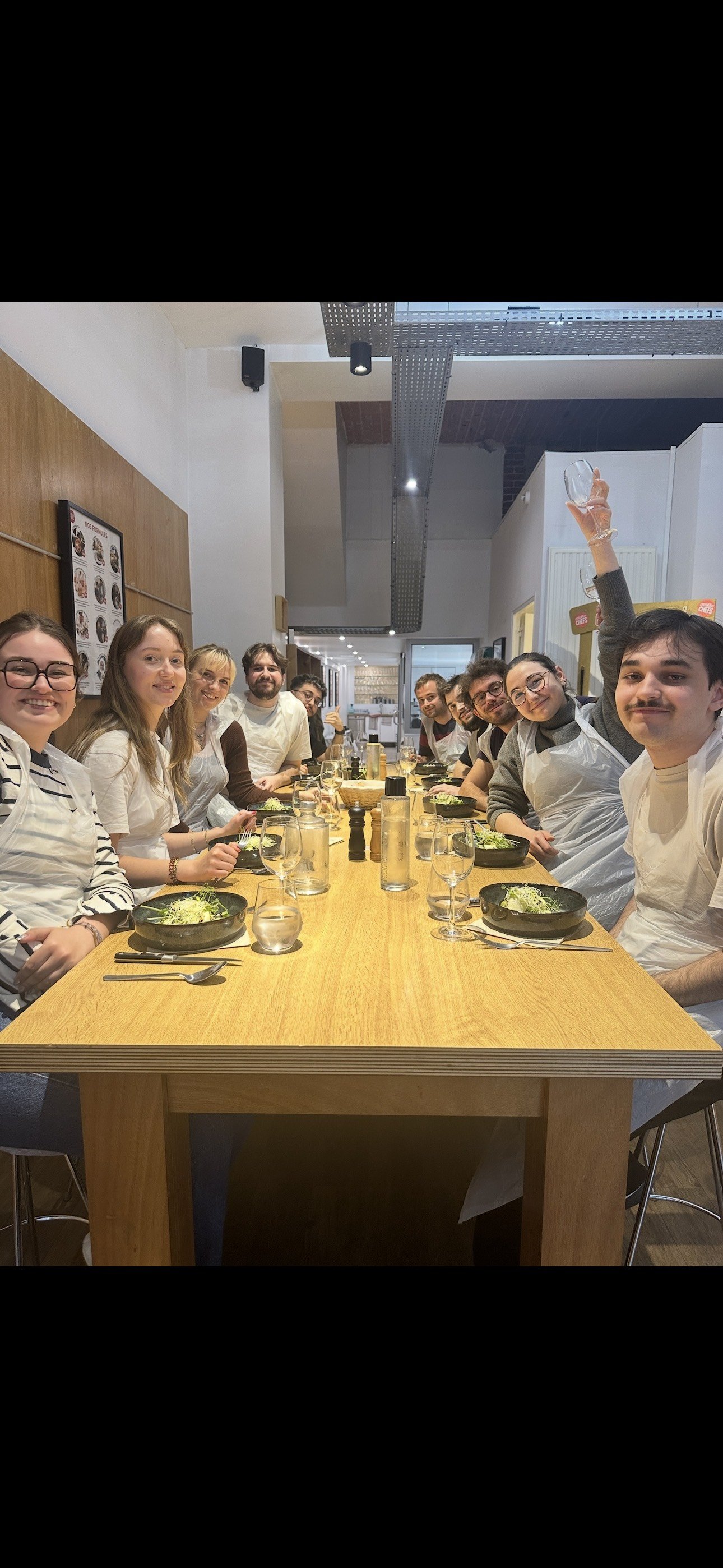 Cooking class - ACEED behind the stove !