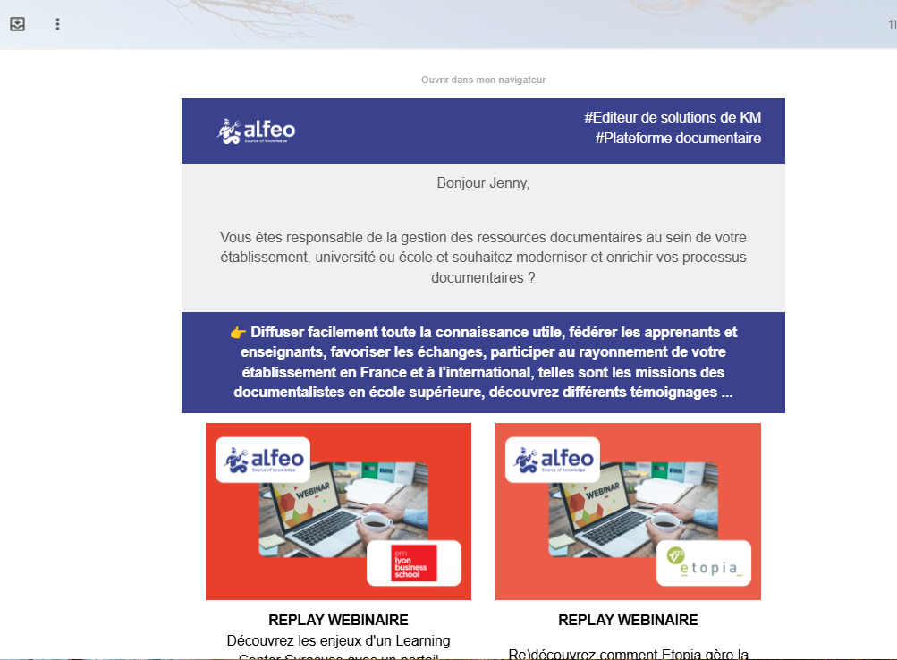 Email Campaigns & Corporate Newsletter