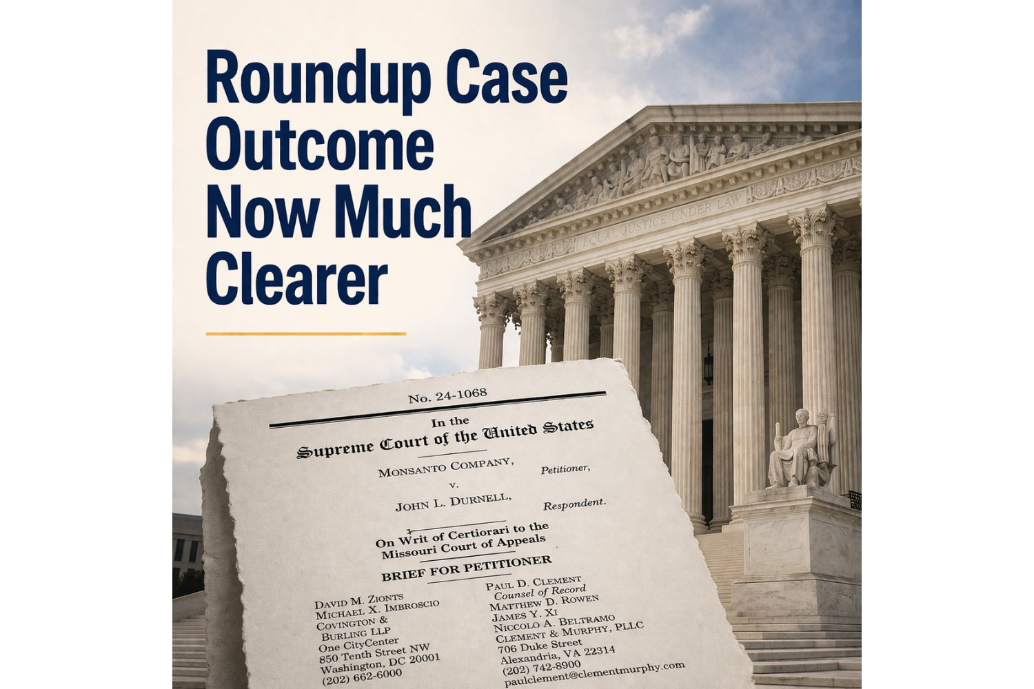 The Roundup Case Turns on One Question – and the Outcome is Now Much Clearer
