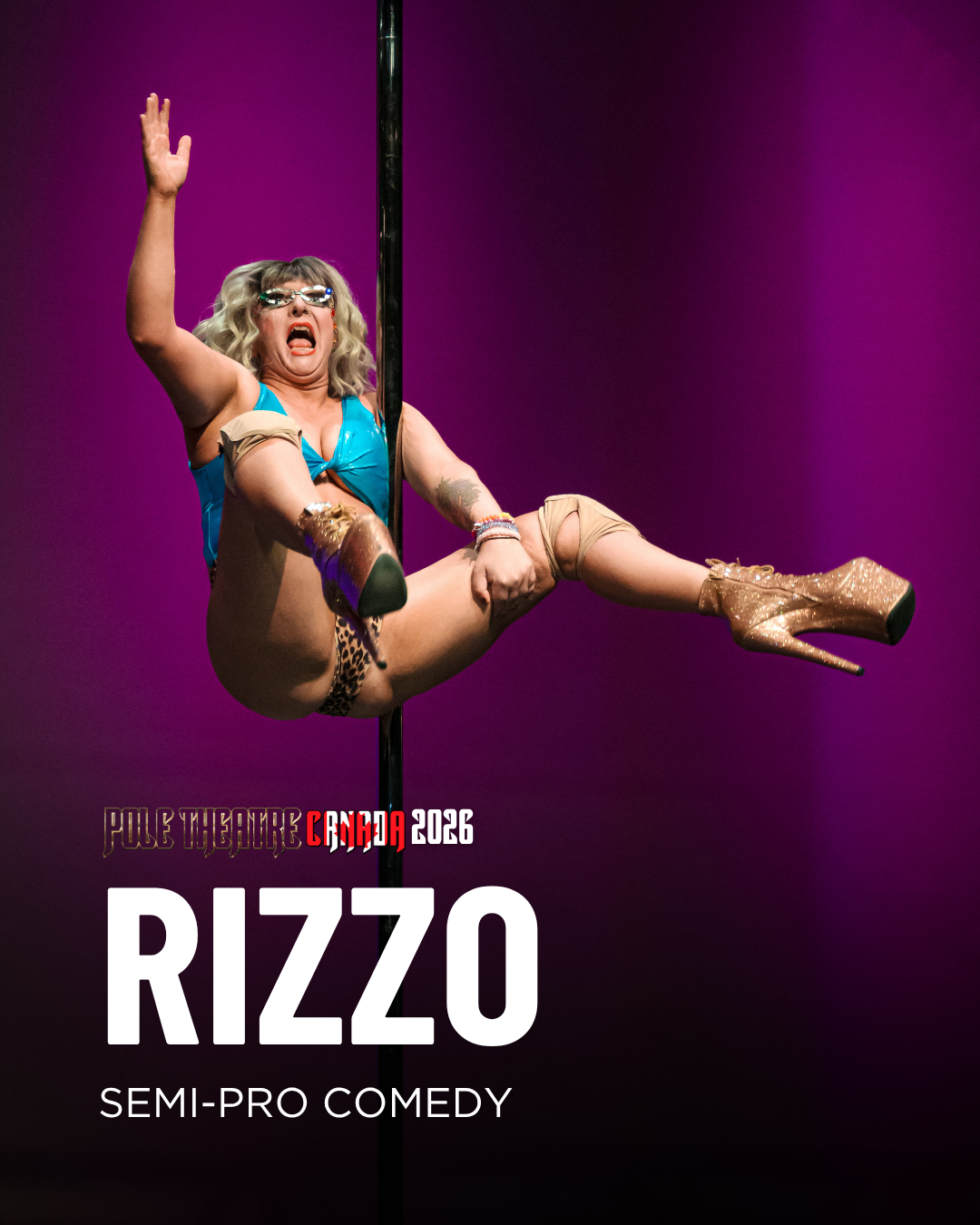 The Babe-in-A-tor 3000, a beauty product marketed ‘90s cigarette moms and pole dancers specifically, has been mysteriously gifted to our performers here at Pole Theatre Canada. I ran into Rizzo backstage, a pole enthusiast and cigarette mom from Regi