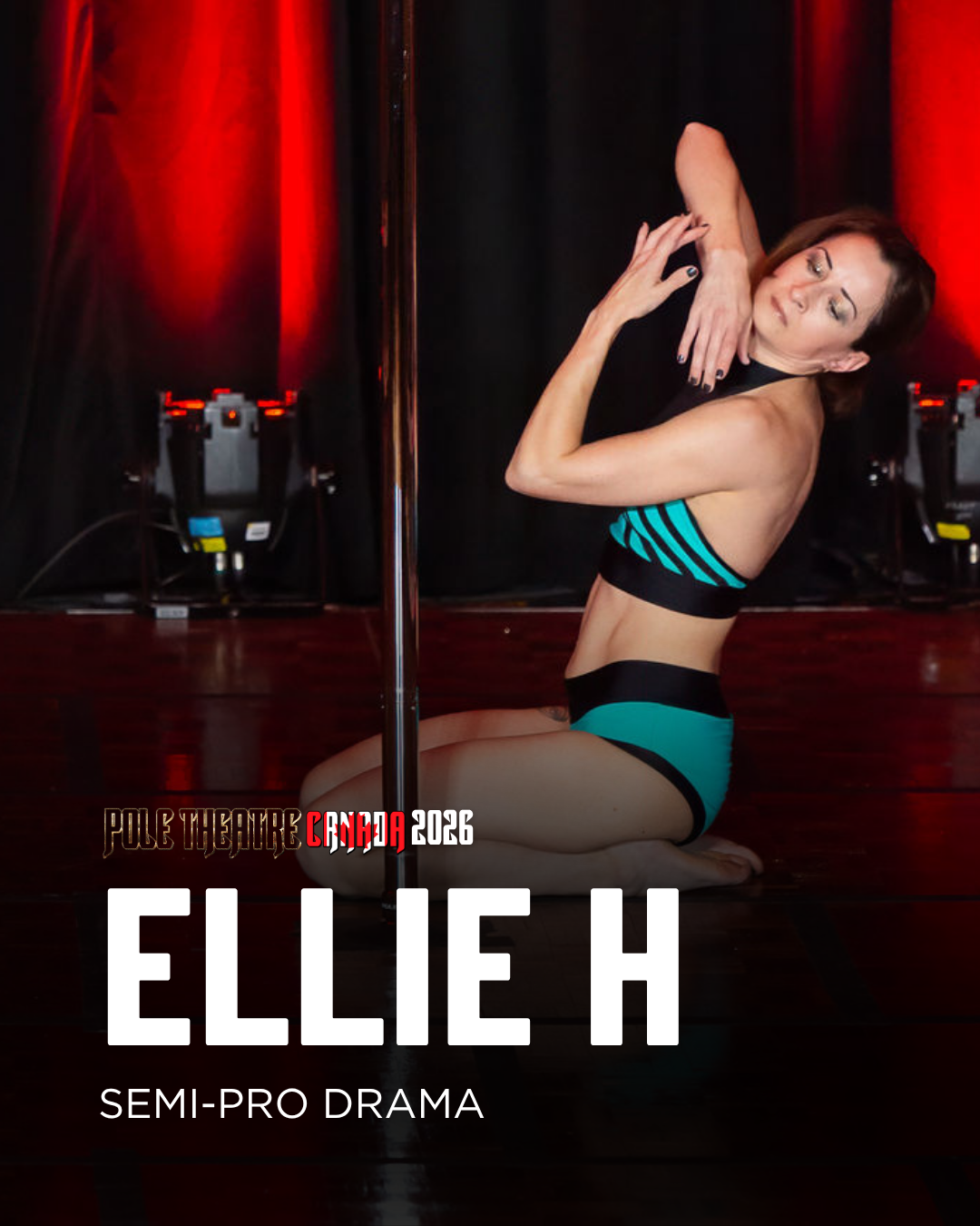 Ellie has always had a passion for fitness and dance and has been pole dancing for the past 10 years. She is a proud mom of one son and has a very supportive pole husband. She currently trains at Trillium Pole Dance in Kingston Ontario and would like