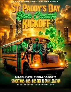 St Paddy's Day Bar Crawl Kickoff