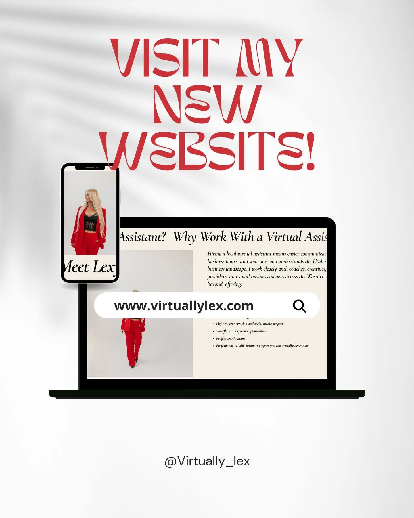 Launched my website today because your backend deserves a little luxury too ✨🤍