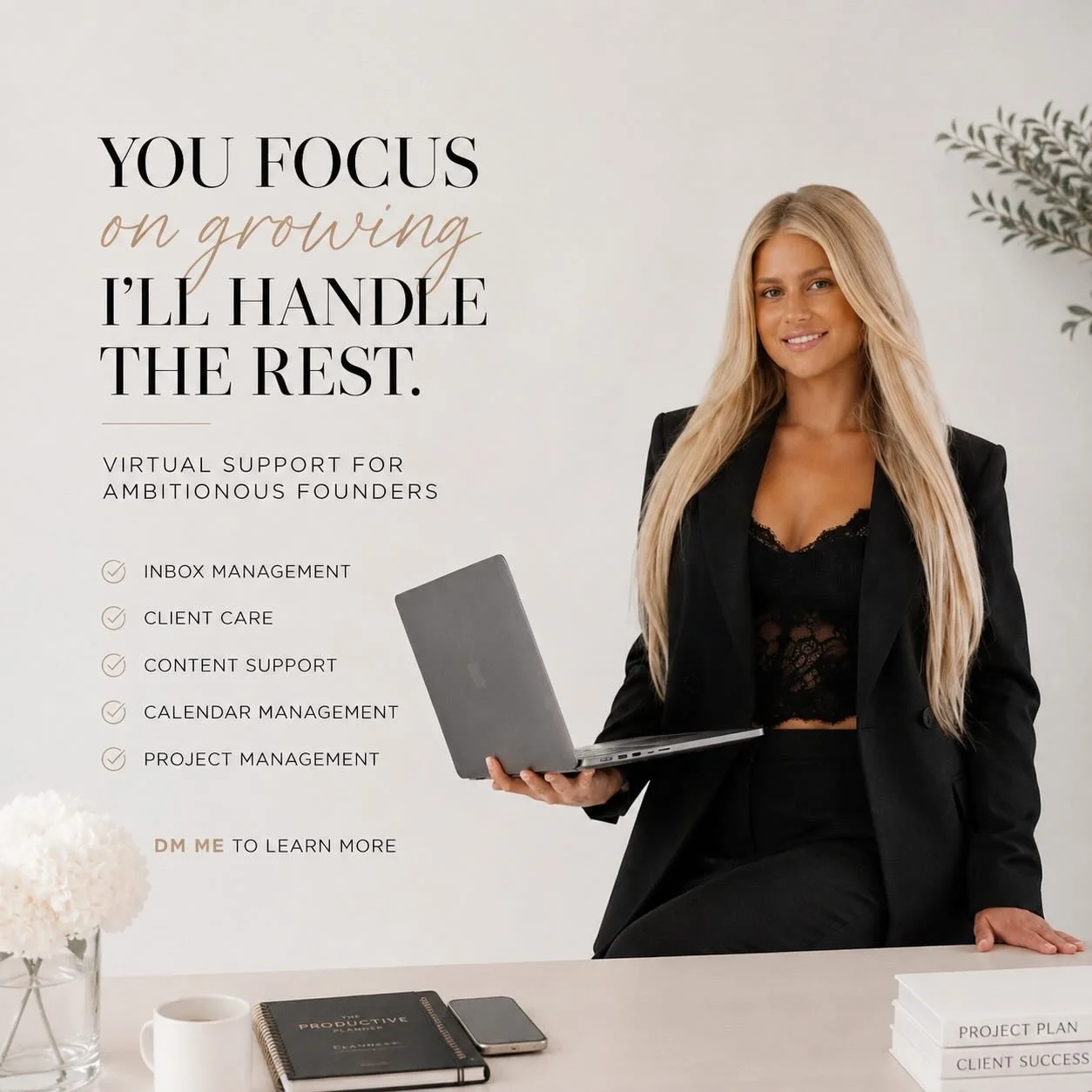 I didn&rsquo;t start my business because I love checking emails.

I started it because I love helping business owners reclaim their time.

Most entrepreneurs don&rsquo;t need another course, another app, or another strategy.

They need support.

The 