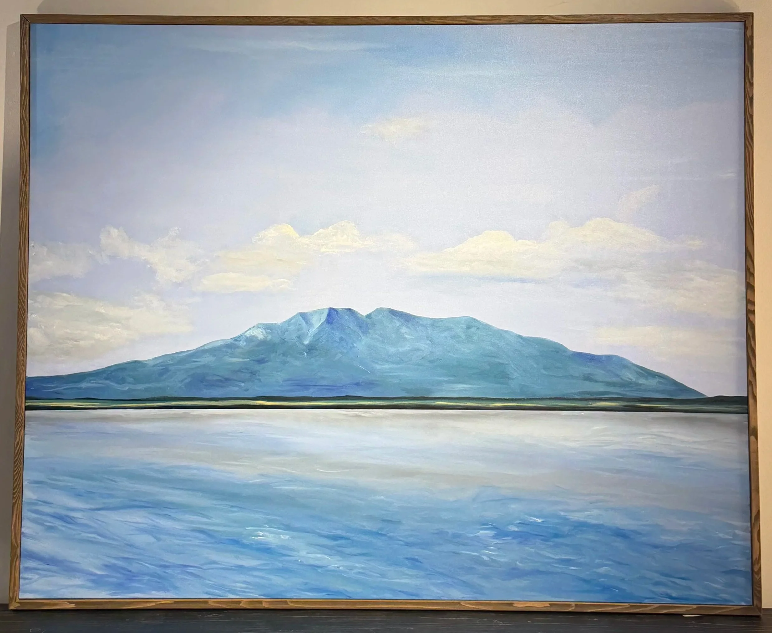 "Susitna" | oil on canvas | 60" x 48" | $1700 | On display at Treeforms Furniture Gallery