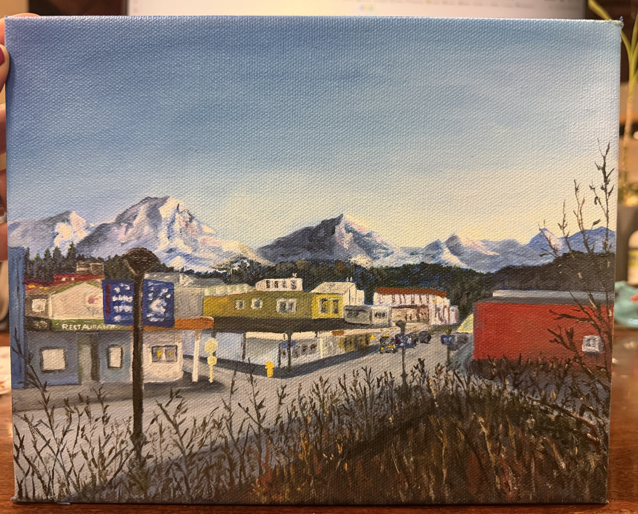 "Hometown Love, Cordova" | oil on canvas | 10" x 8" | Special Commission *Prints available*