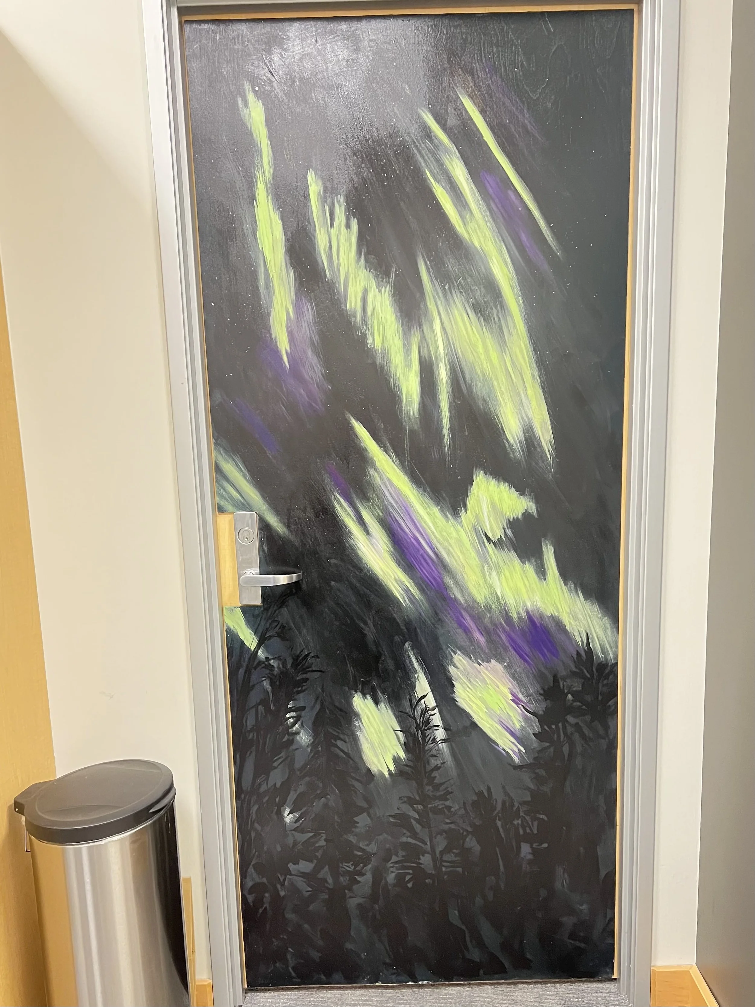 Northern lights door - Alaska Hearing and Tinnitus Center