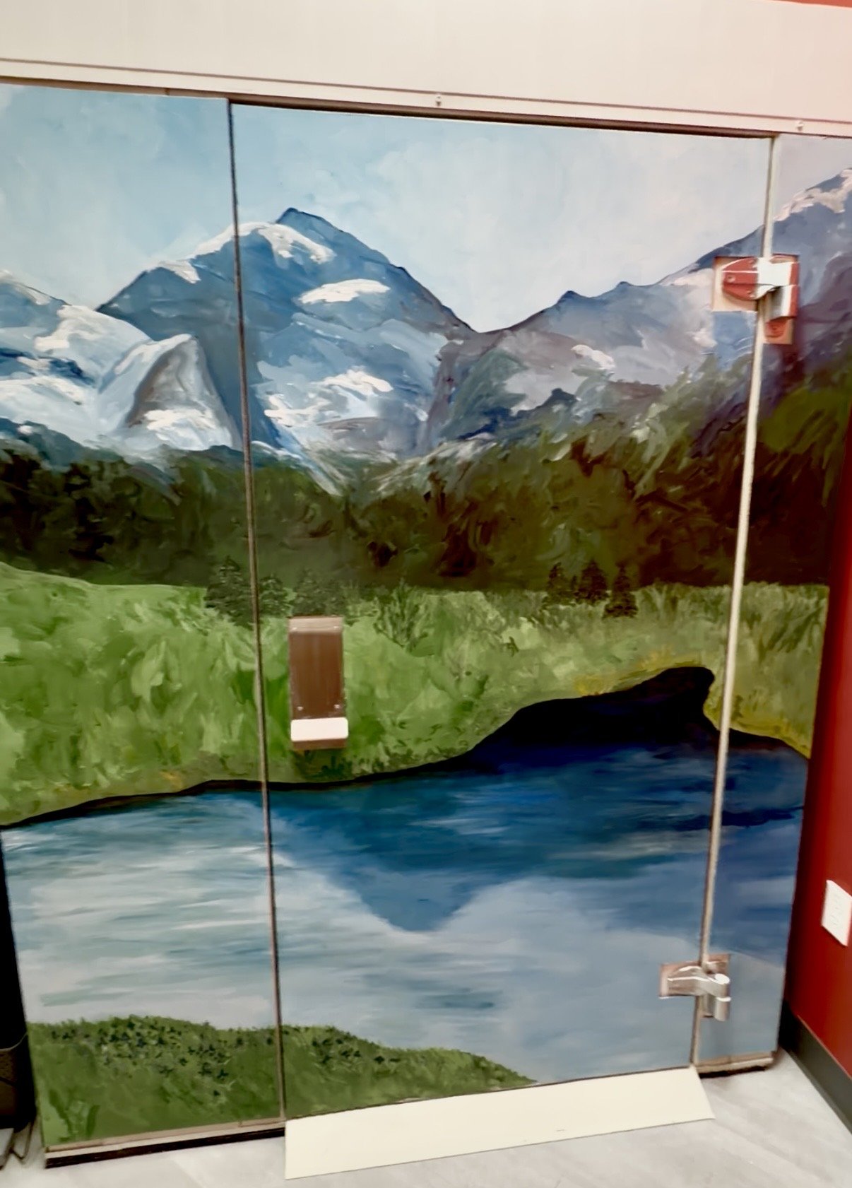 Eagle River Nature Center View door - Alaska Hearing and Tinnitus Center