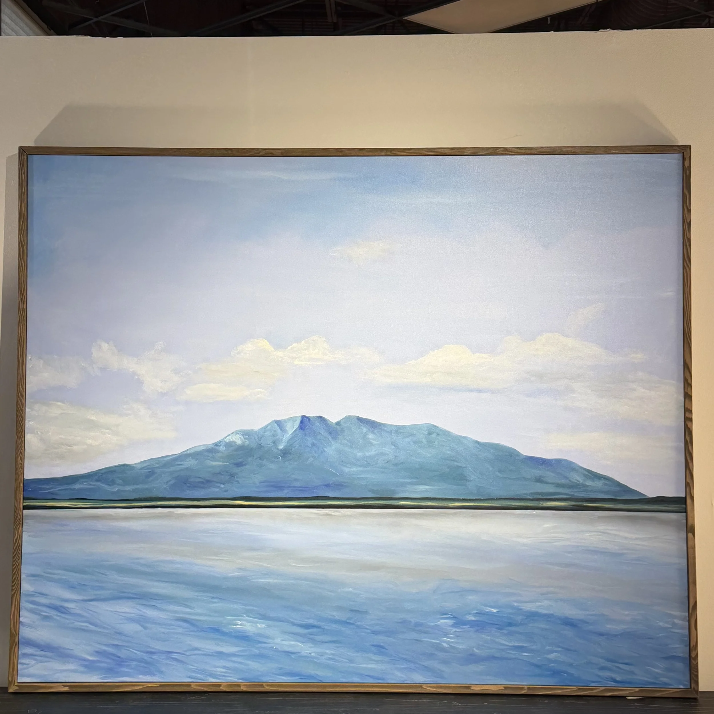 "Susitna" | oil on canvas | 60" x 48" | $1700 | On display at Treeforms Furniture Gallery