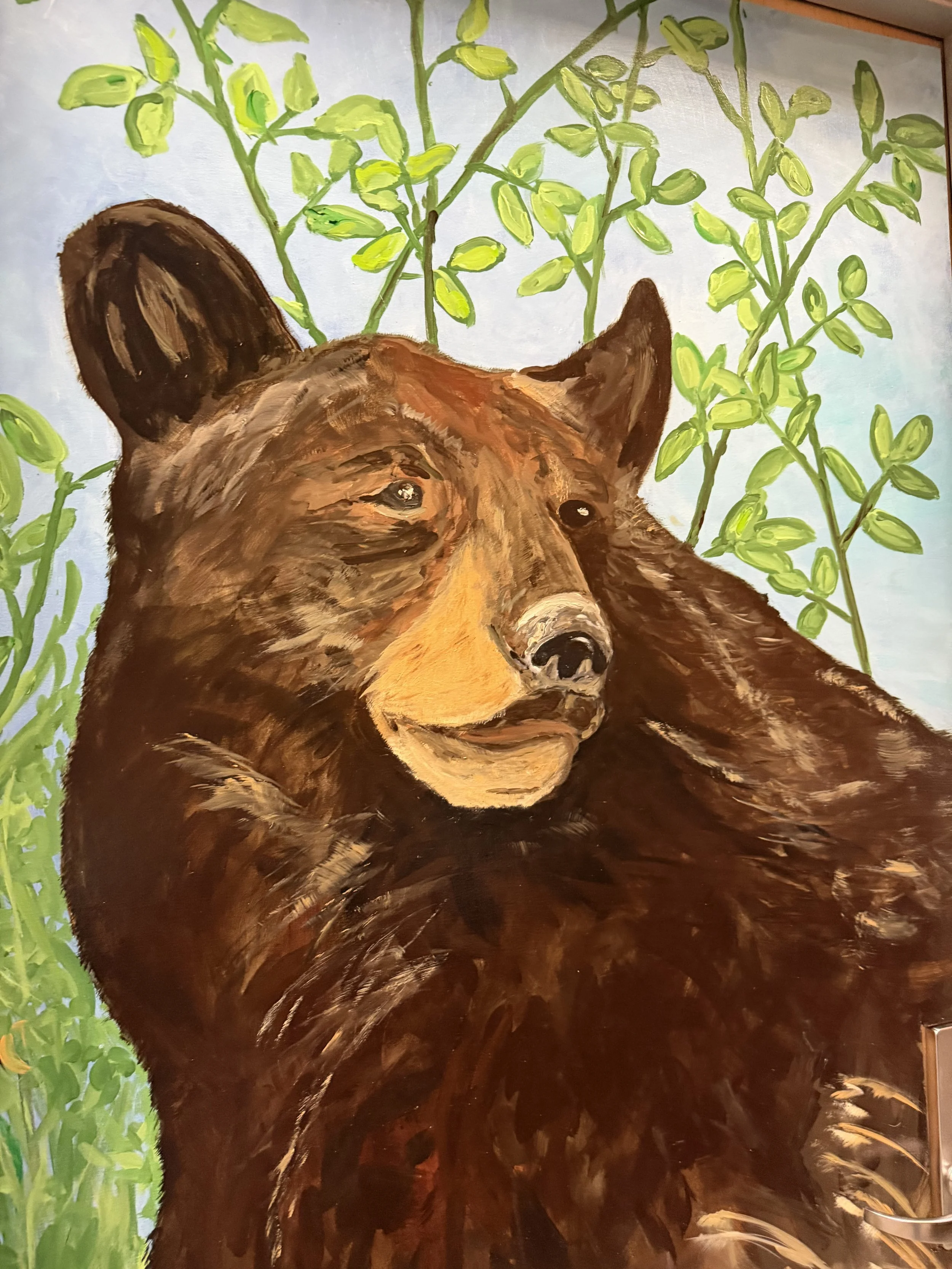 Bear door detail - Alaska Hearing and Tinnitus Center