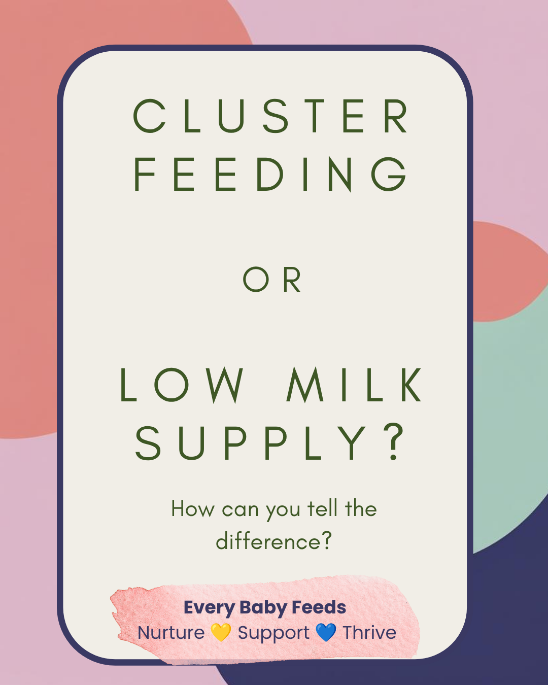 Cluster Feeding vs. Low Milk Supply: How Can You Tell the Difference?