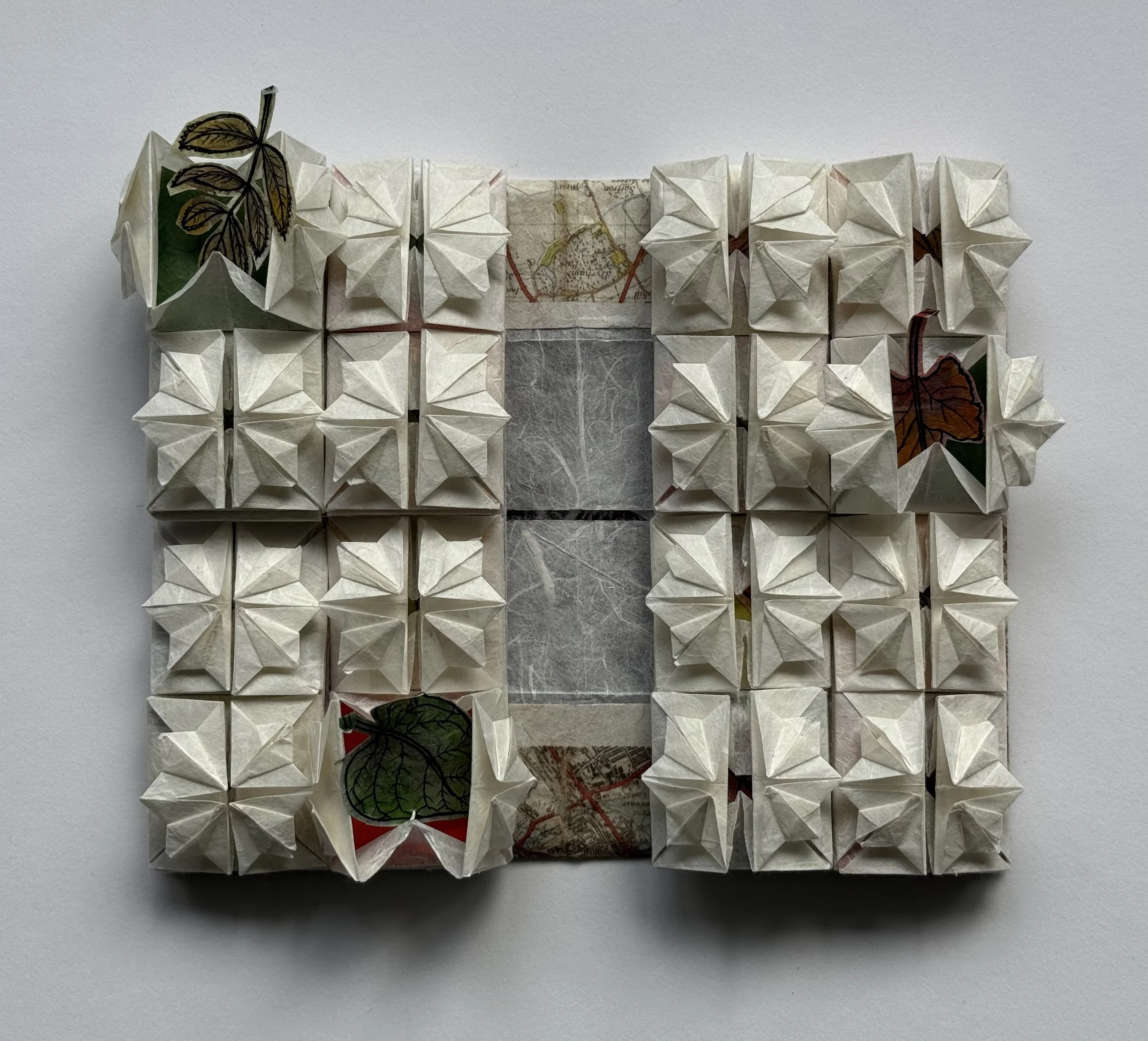 Open with open layer one pockets: double-sided and removable leaf illustrations