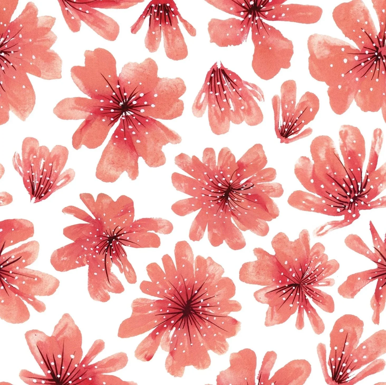 Petite Polka Dot Petals