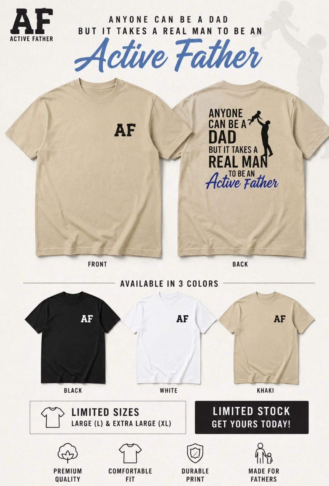 Active Father T-shirt