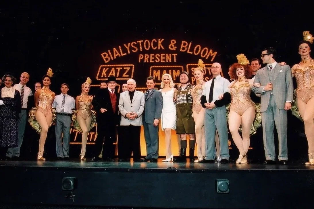 The Producers original Australian Cast photo with Mel Brooks.