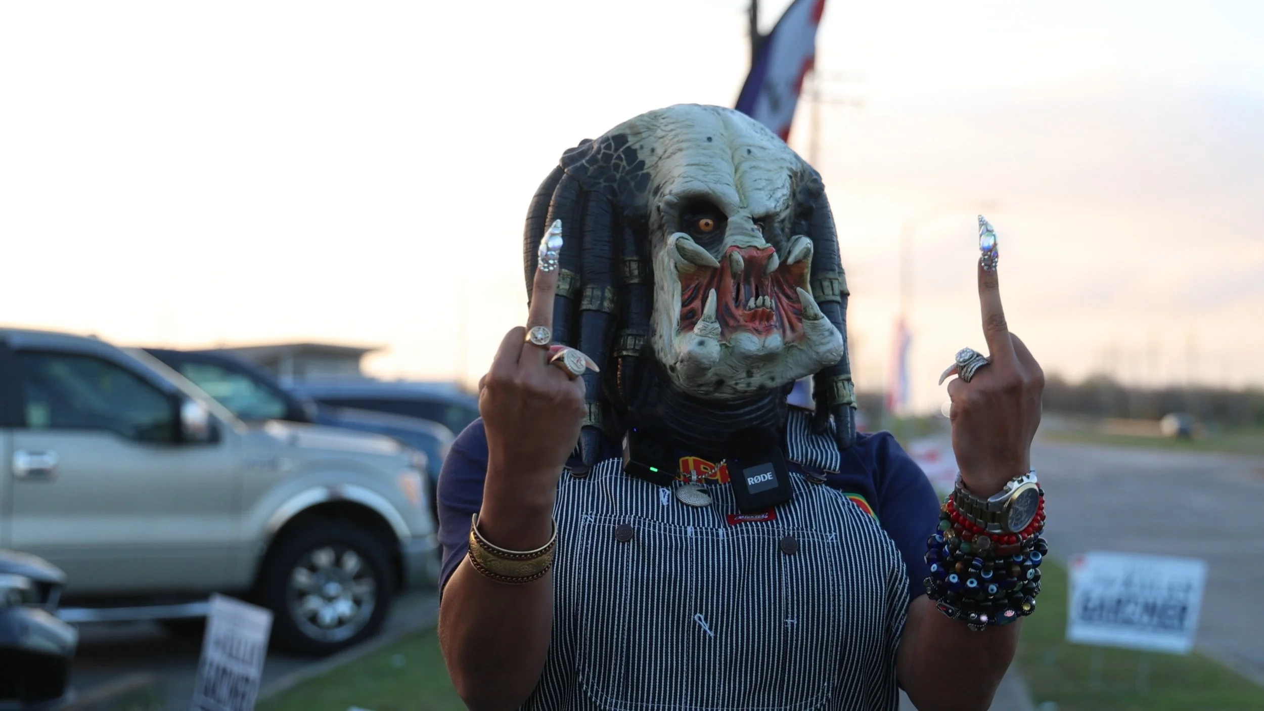 “You are my prey today”: Dr. Candice Matthews Makes Appearance At Voting Polls