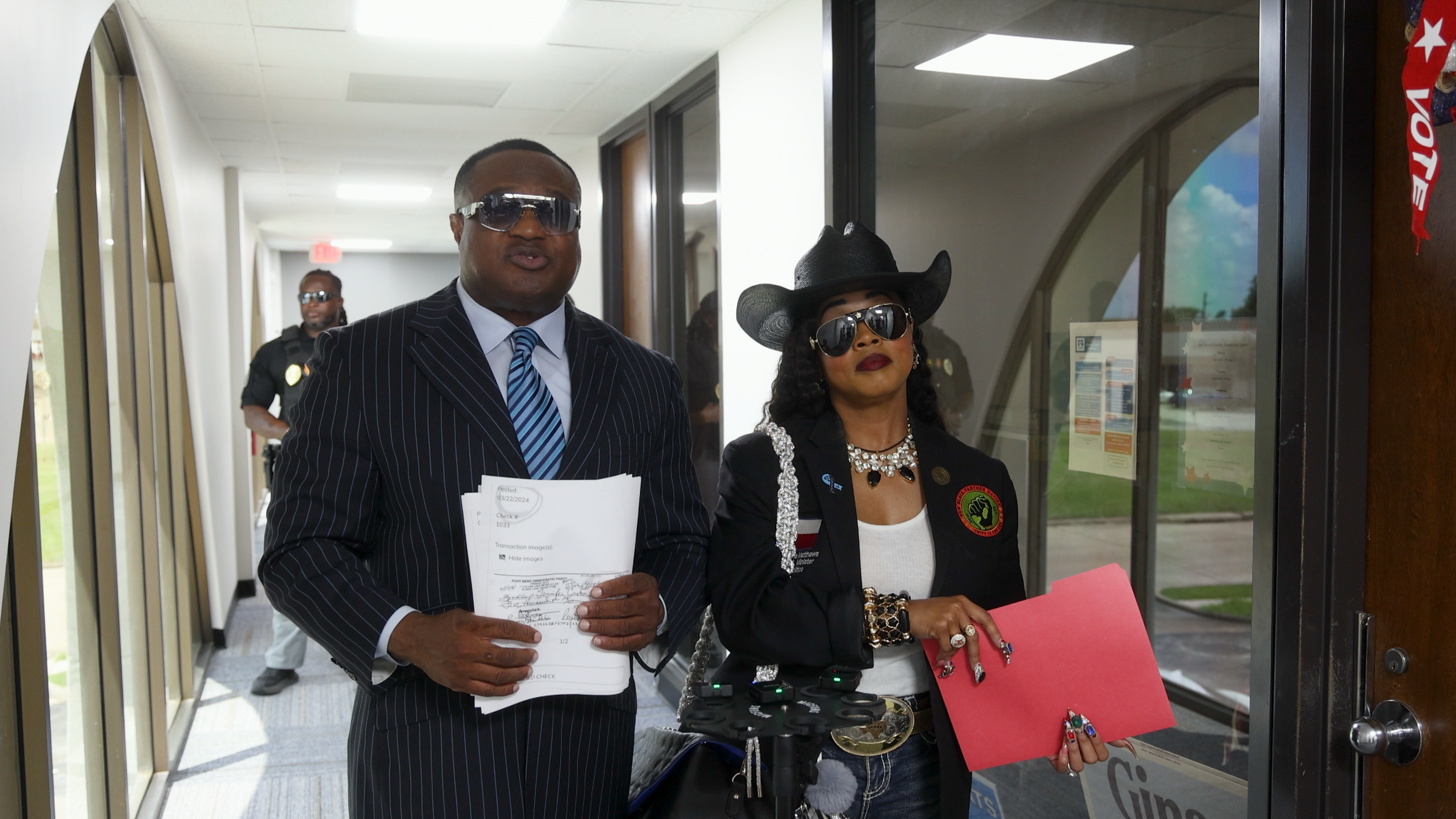 Quanell X &amp; Dr Candice Matthews Address Democratic Chair of Fort Bend County