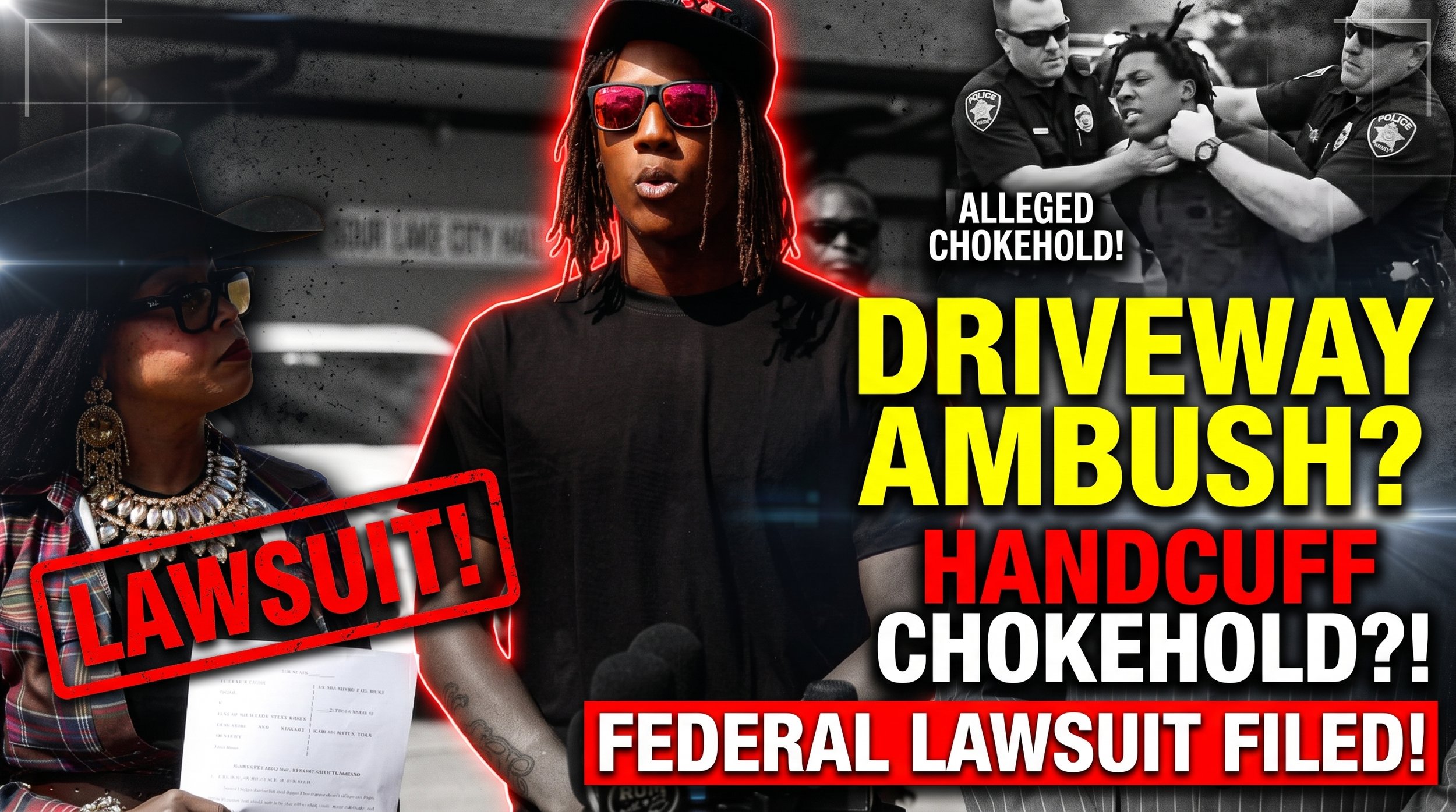 DRIVEWAY AMBUSH? Texas Man Hits Police with Federal Lawsuit After Alleged Handcuff Chokehold!