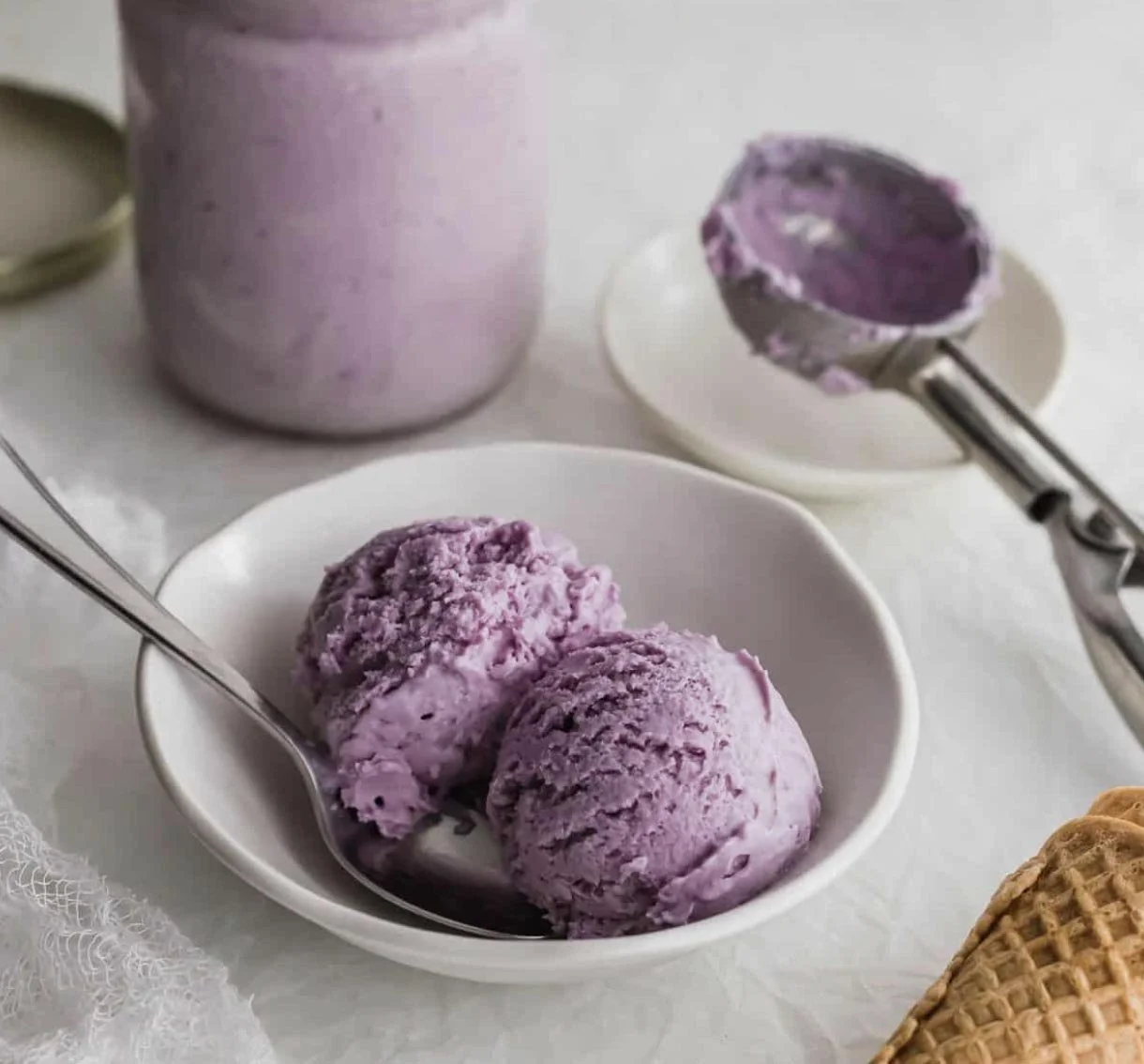 Ube Jam Ice Cream