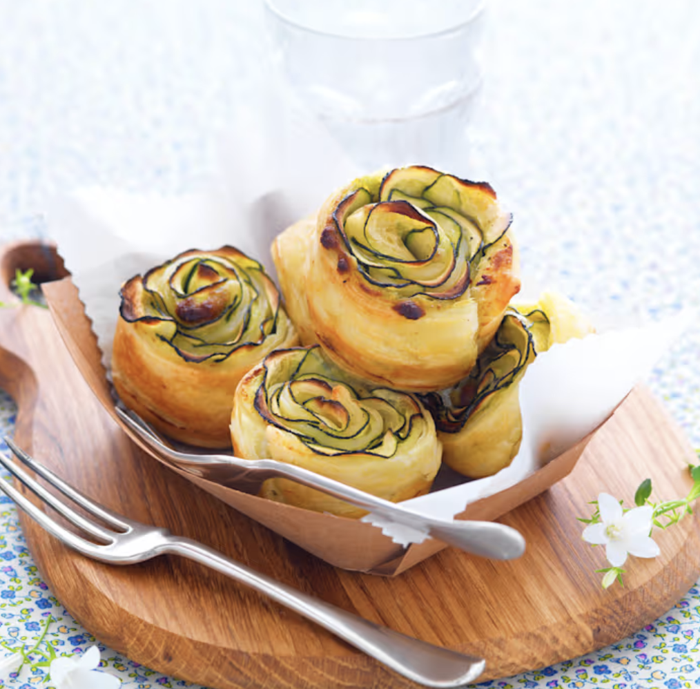 Tartelette courgette-brebisCourgette and sheep's milk tartlet.png