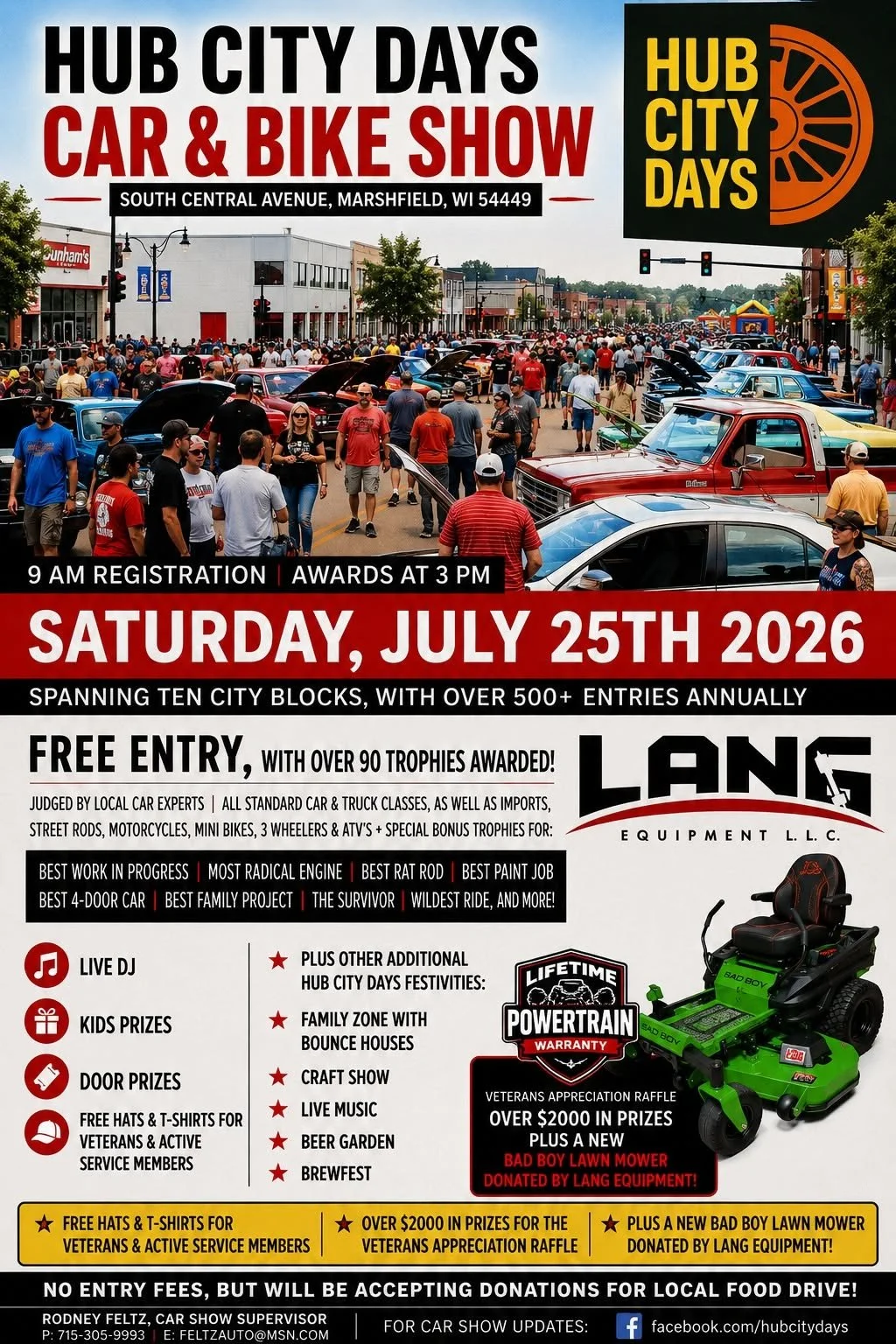 Hub City Days auto show