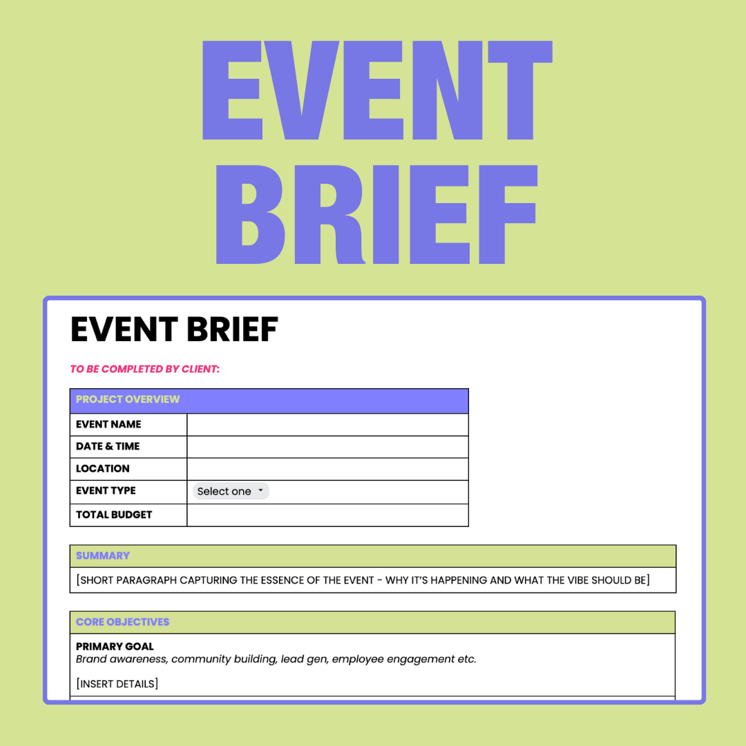 EVENT BRIEF