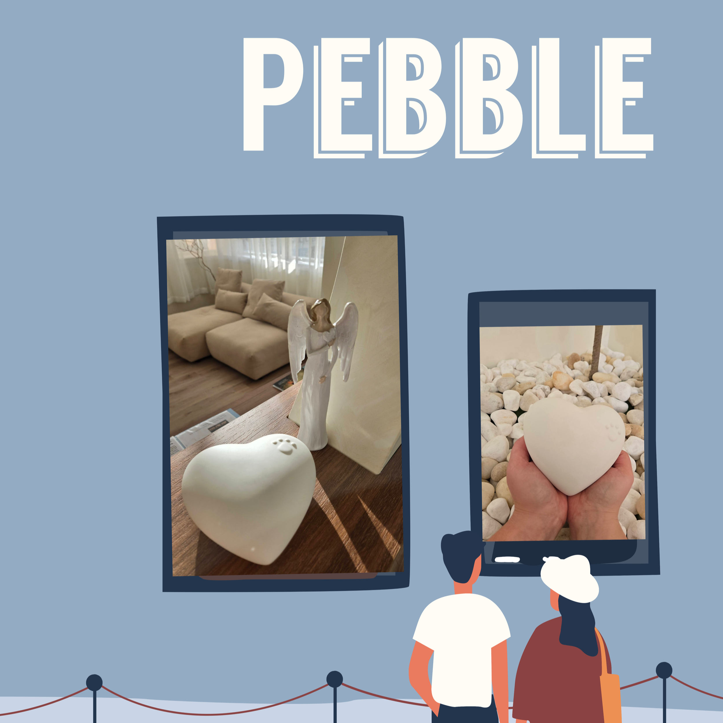 Pebble: A touchstone of love $180(S) / $220(M) / $260 (L)

