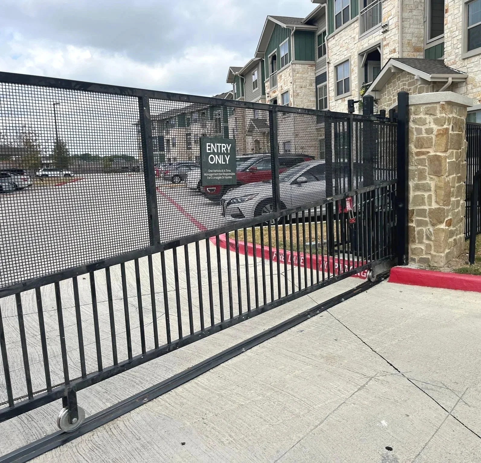 Entry gate for Apartments